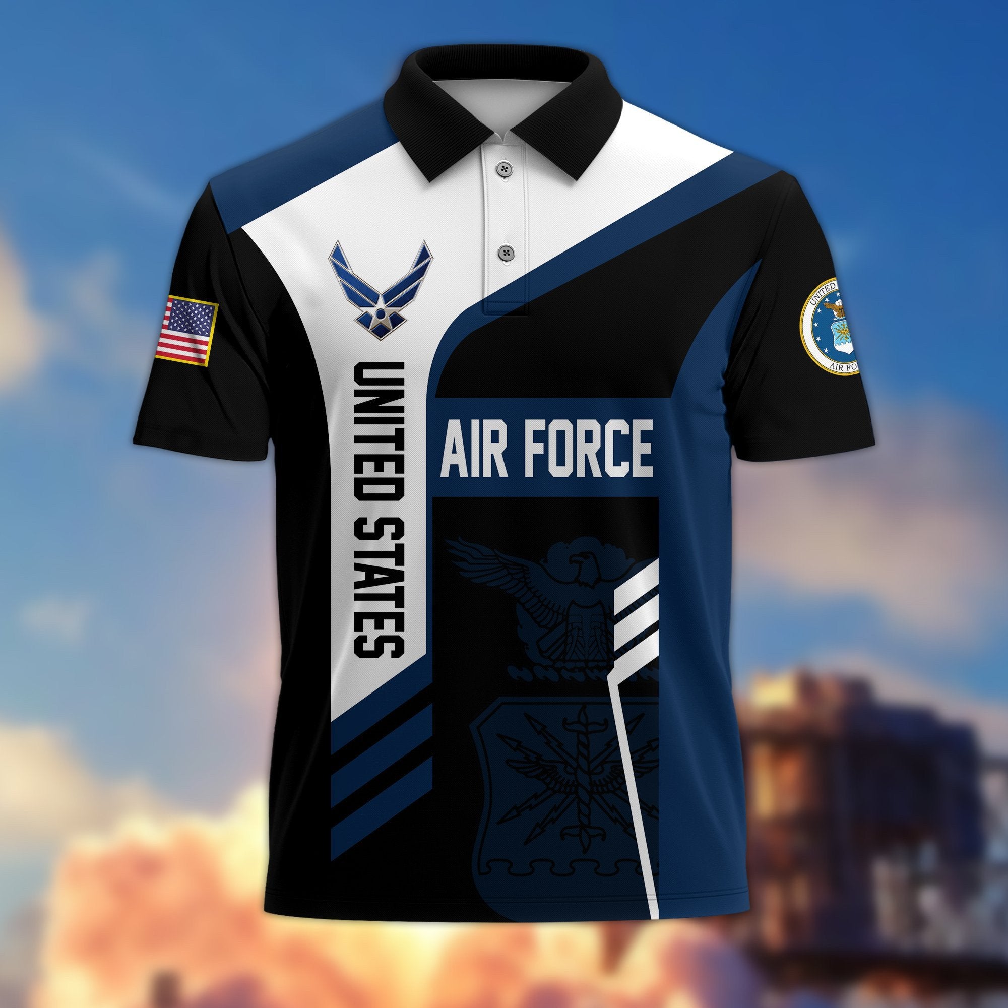 Premium US Veterans Polo Shirt BPVC050201, Gifts For Dad, For Husband, Gifts For US Veterans, Gifts On Father's Day, Independence Day, Veterans Day.