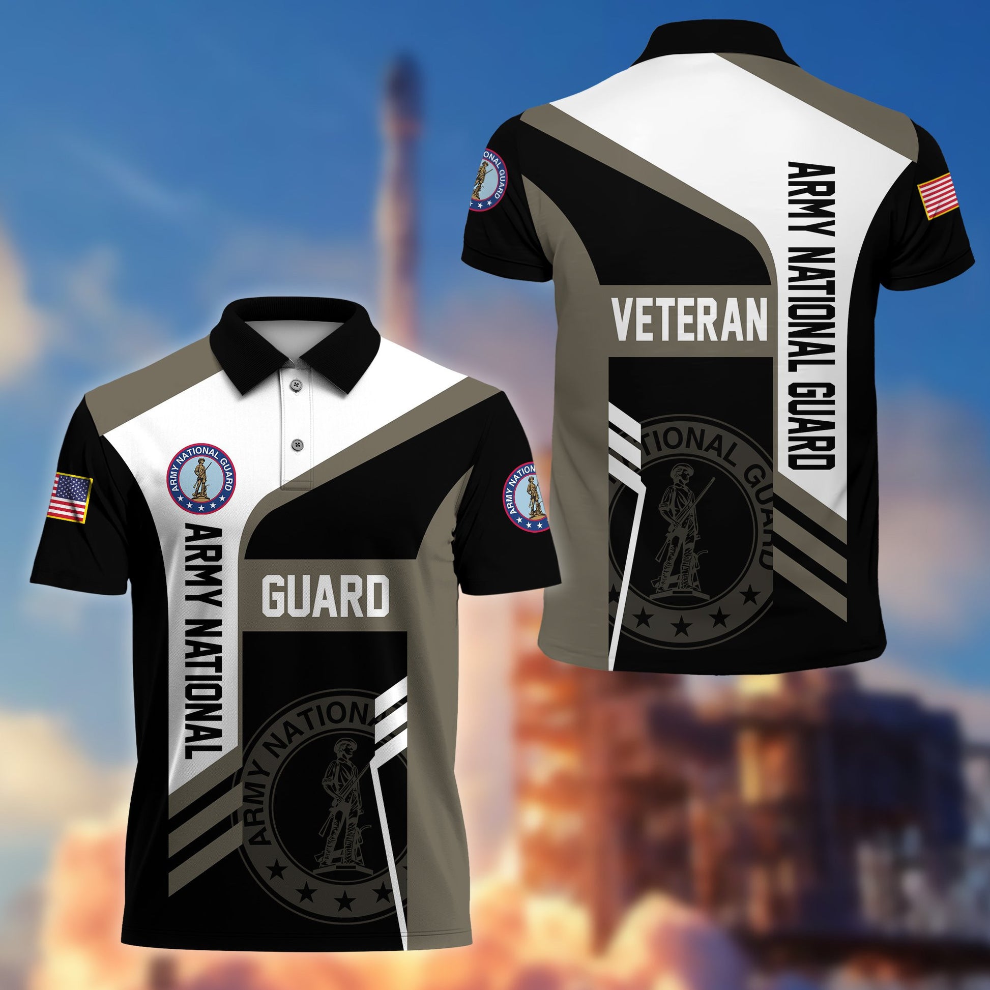 Premium US Veterans Polo Shirt BPVC050201, Gifts For Dad, For Husband, Gifts For US Veterans, Gifts On Father's Day, Independence Day, Veterans Day.