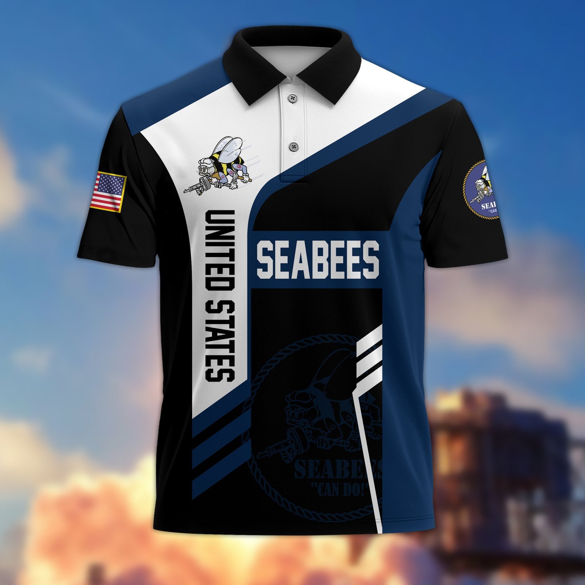 Premium US Veterans Polo Shirt BPVC050201, Gifts For Dad, For Husband, Gifts For US Veterans, Gifts On Father's Day, Independence Day, Veterans Day.