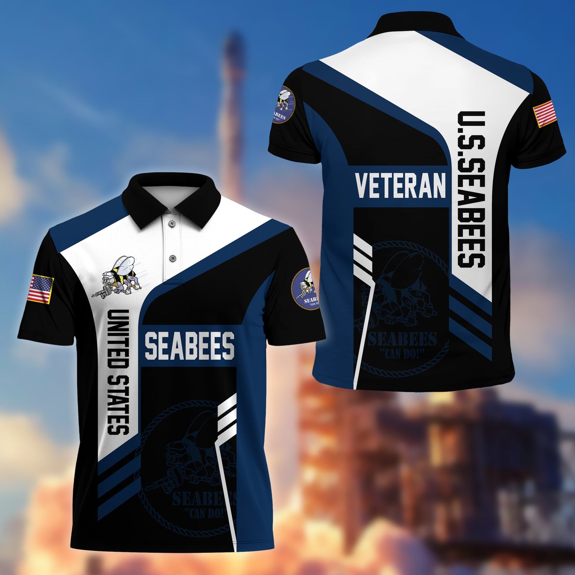 Premium US Veterans Polo Shirt BPVC050201, Gifts For Dad, For Husband, Gifts For US Veterans, Gifts On Father's Day, Independence Day, Veterans Day.