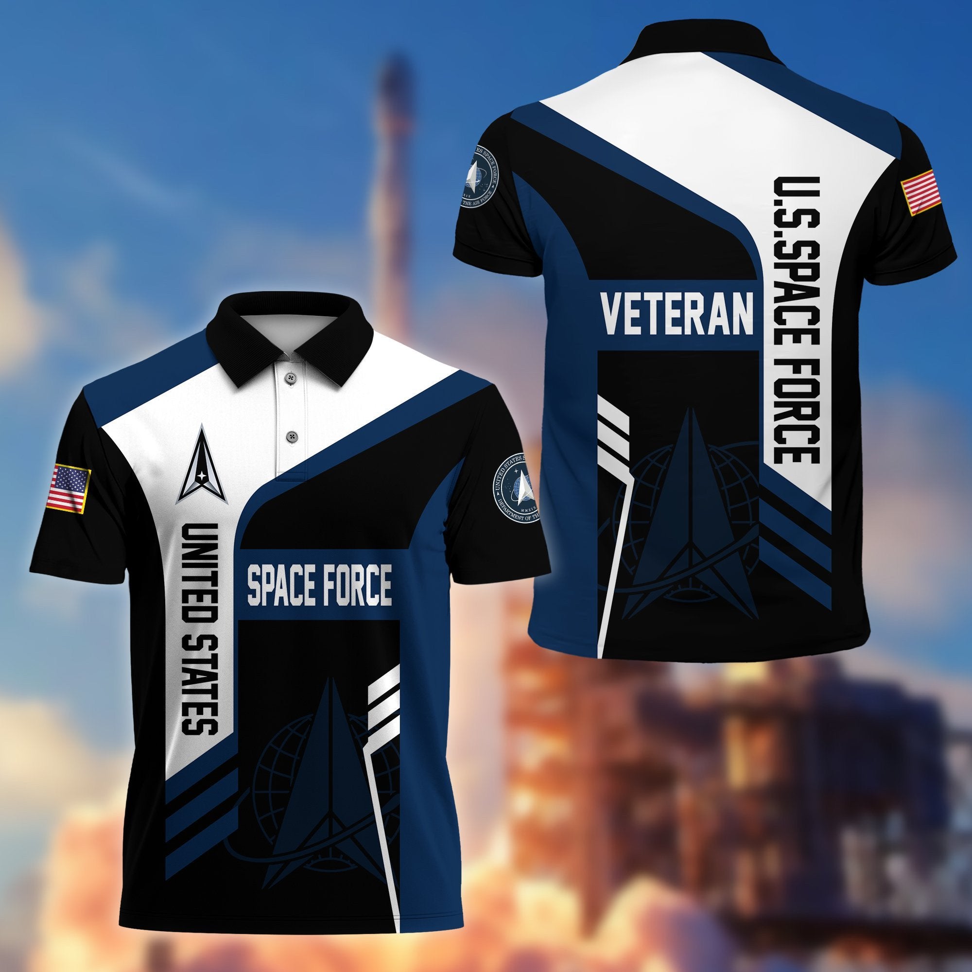 Premium US Veterans Polo Shirt BPVC050201, Gifts For Dad, For Husband, Gifts For US Veterans, Gifts On Father's Day, Independence Day, Veterans Day.