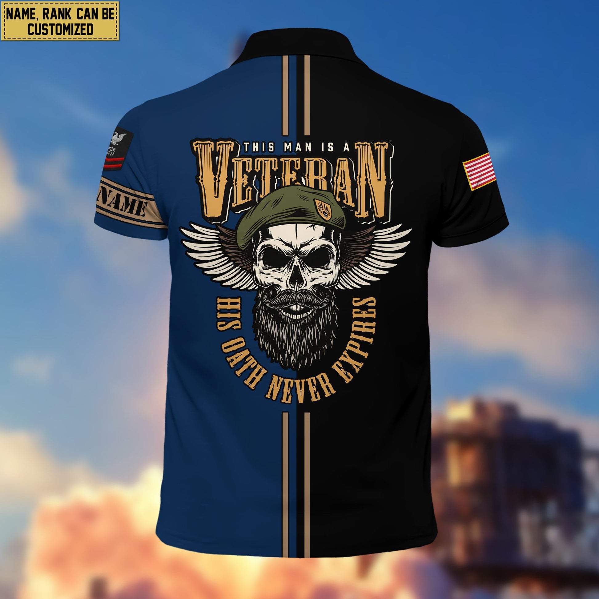 Premium Custom US Navy Polo Shirt VPVC205602, Gifts for Navy Veteran, Gifts For Dad, Gifts On Father's Day, Independence Day, Veterans Day.
