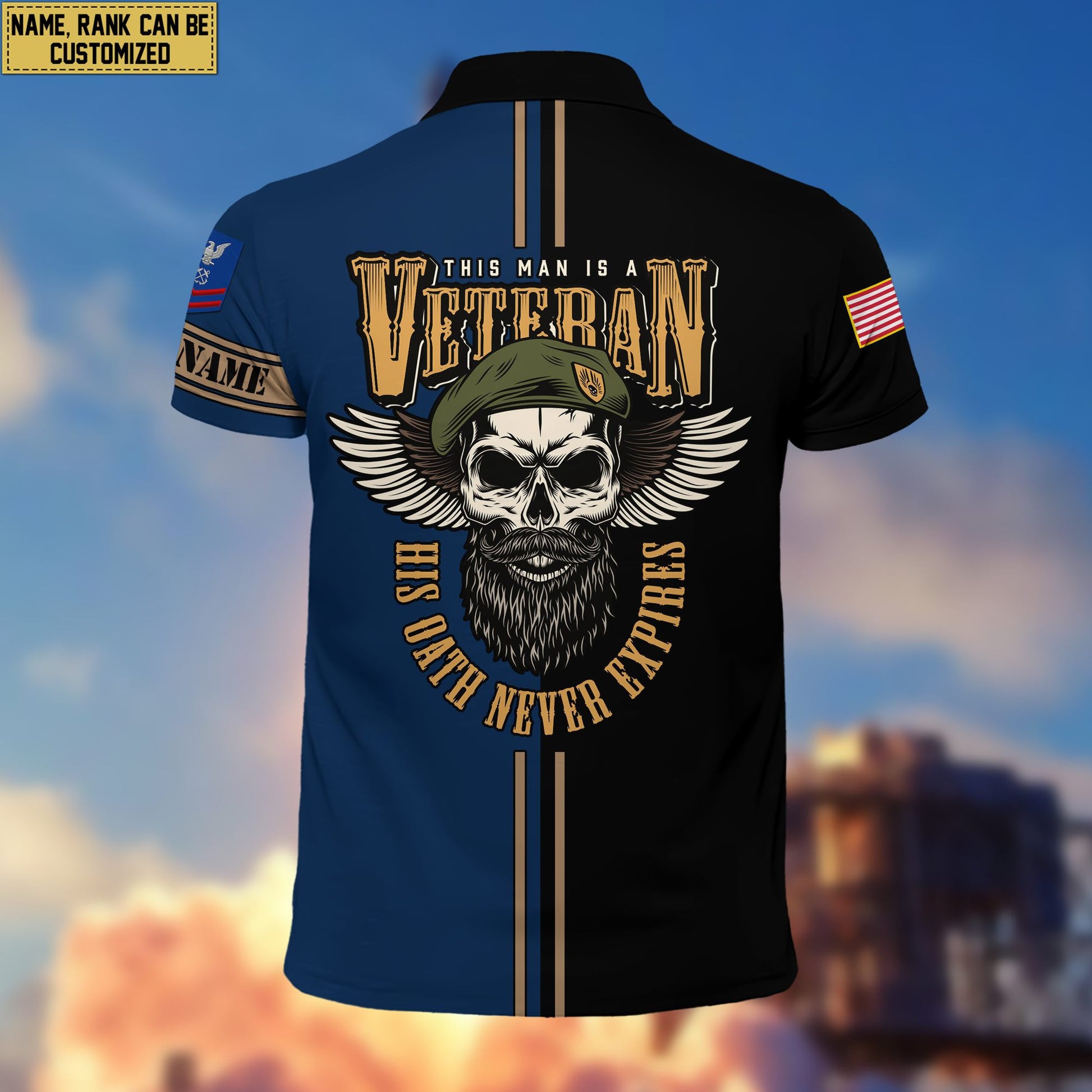 Premium Custom USCG Polo Shirt VPVC205605, Gifts for Coast Guard Veteran, Gifts For Dad, Gifts On Father's Day, Independence Day, Veterans Day.