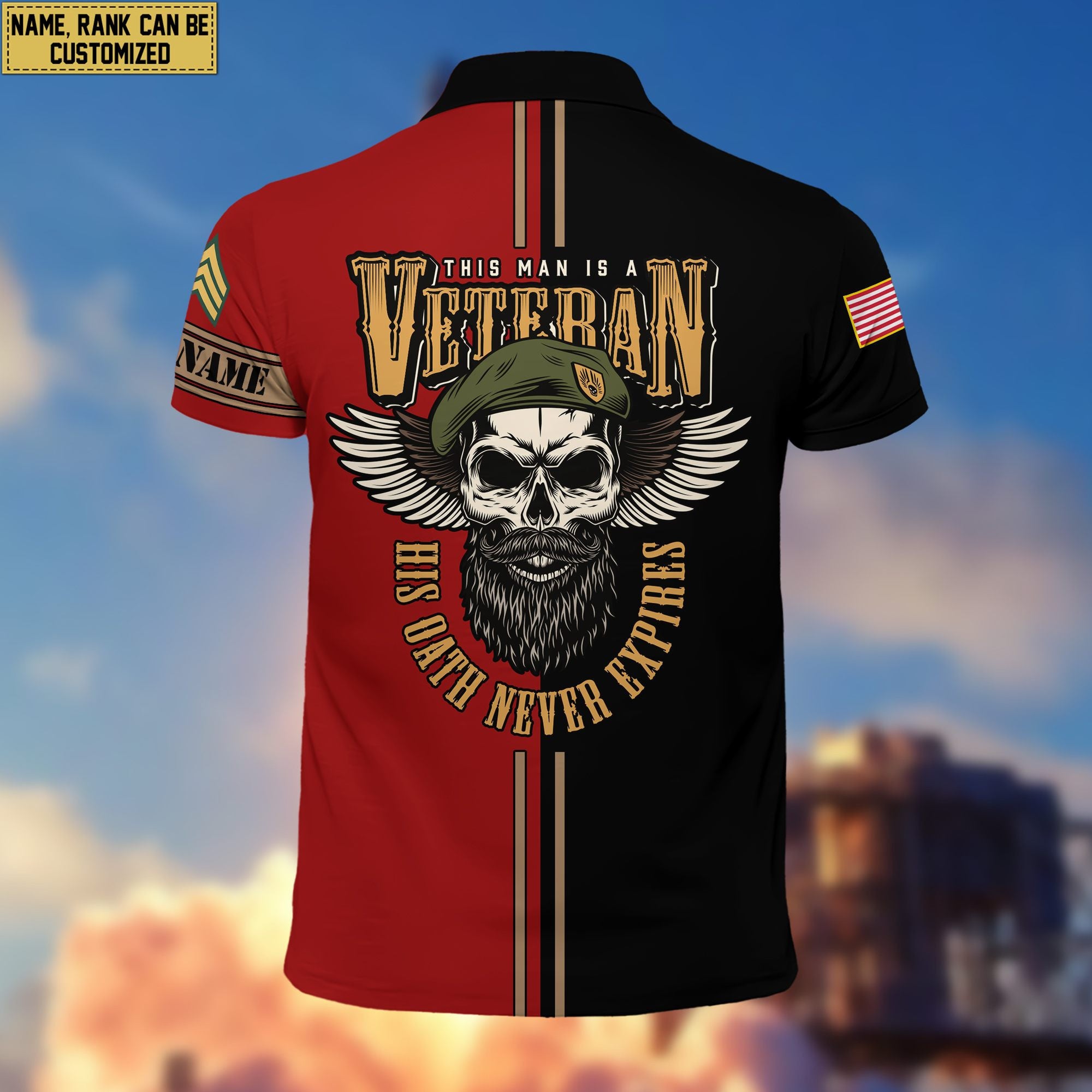 Premium Custom Vietnam Veteran Polo Shirt VPVC205606, Gifts for Vietnam Veteran, Gifts For Dad, Gifts On Father's Day, Independence Day, Veterans Day.