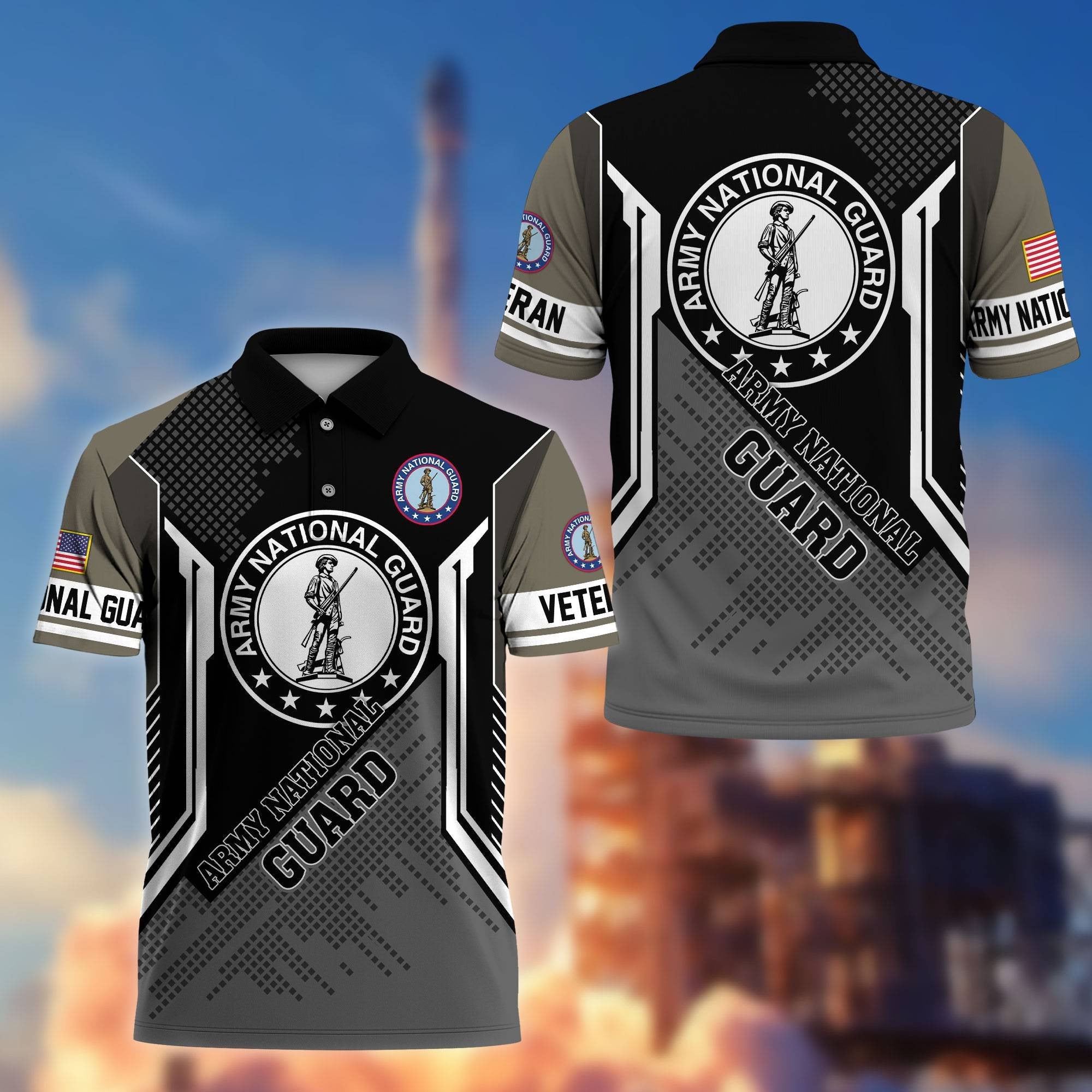 Premium US Veterans Polo Shirt BPHN070212, Gifts For Dad, For Husband, Gifts For US Veterans, Gifts On Father's Day, Independence Day, Veterans Day.