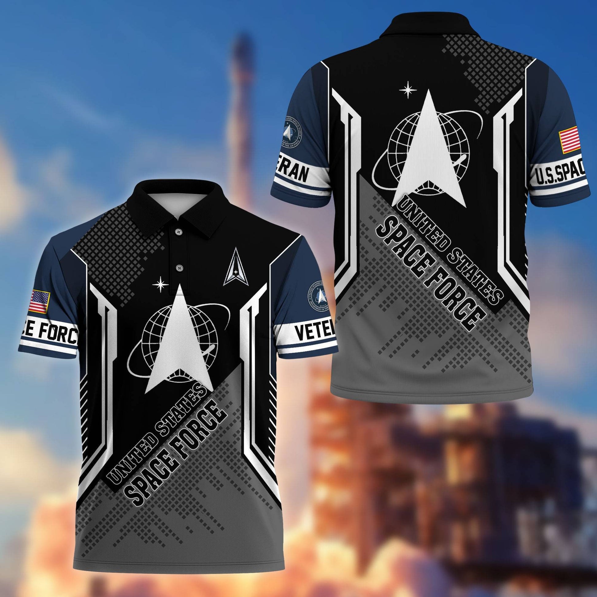 Premium US Veterans Polo Shirt BPHN070212, Gifts For Dad, For Husband, Gifts For US Veterans, Gifts On Father's Day, Independence Day, Veterans Day.