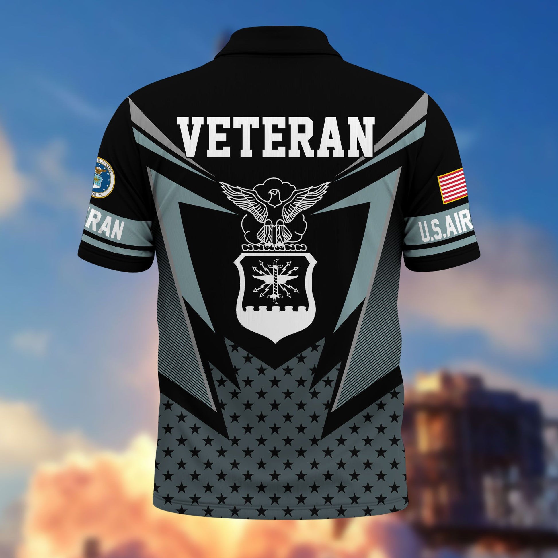 Premium US Veterans Polo Shirt BPHN110211, Gifts For US Veterans, Gifts On Father's Day, Independence Day, Armed Forces Day, Veterans Day.