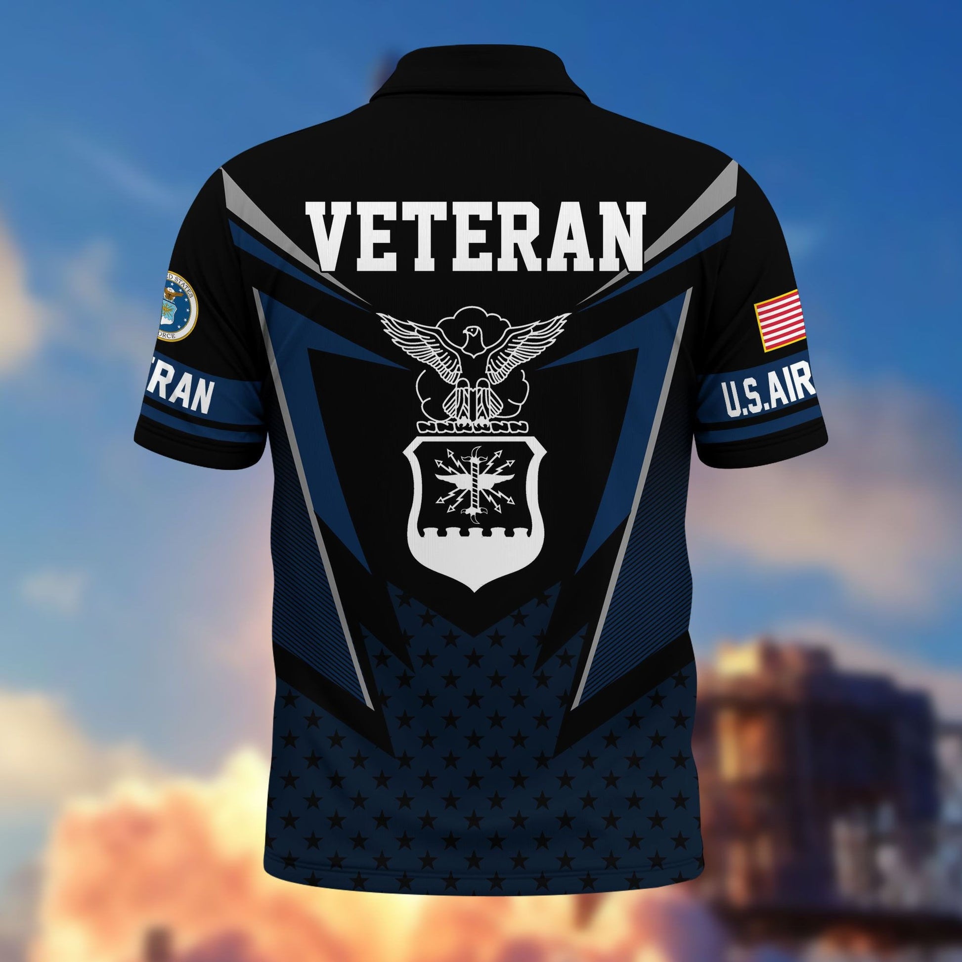 Premium US Veterans Polo Shirt BPHN110211, Gifts For US Veterans, Gifts On Father's Day, Independence Day, Armed Forces Day, Veterans Day.