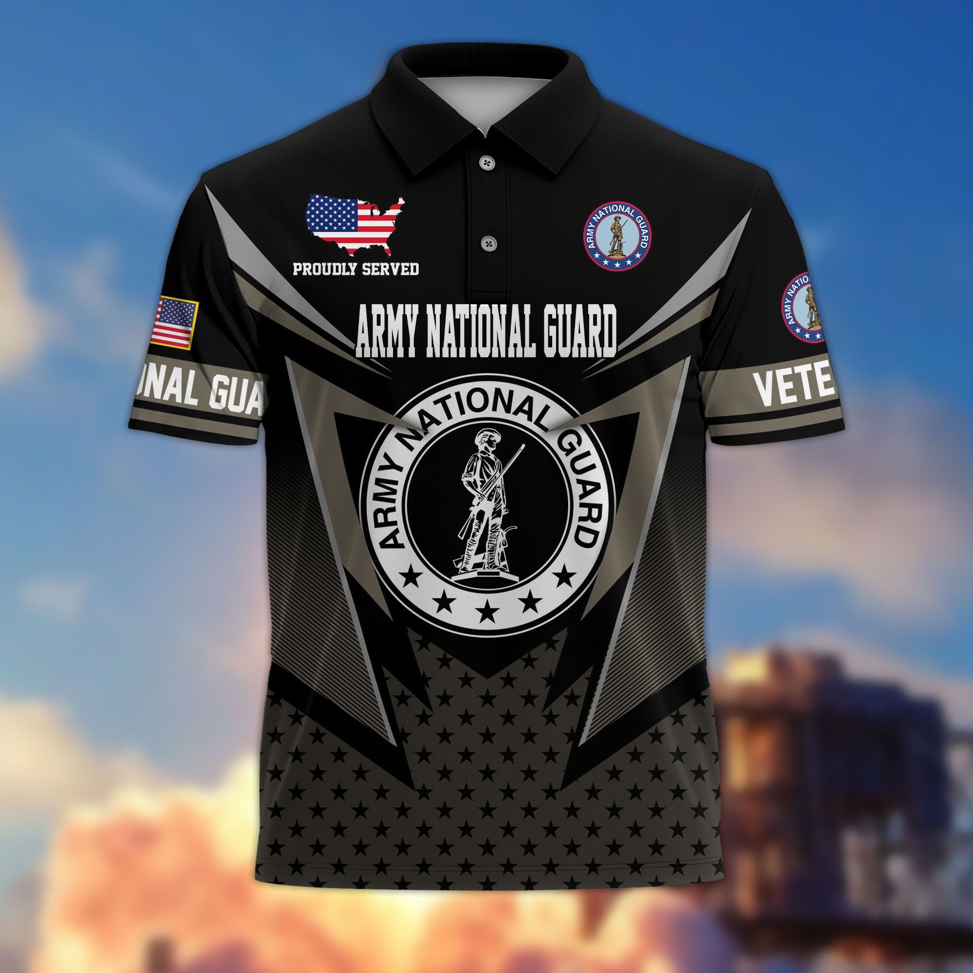 Premium US Veterans Polo Shirt BPHN110211, Gifts For US Veterans, Gifts On Father's Day, Independence Day, Armed Forces Day, Veterans Day.