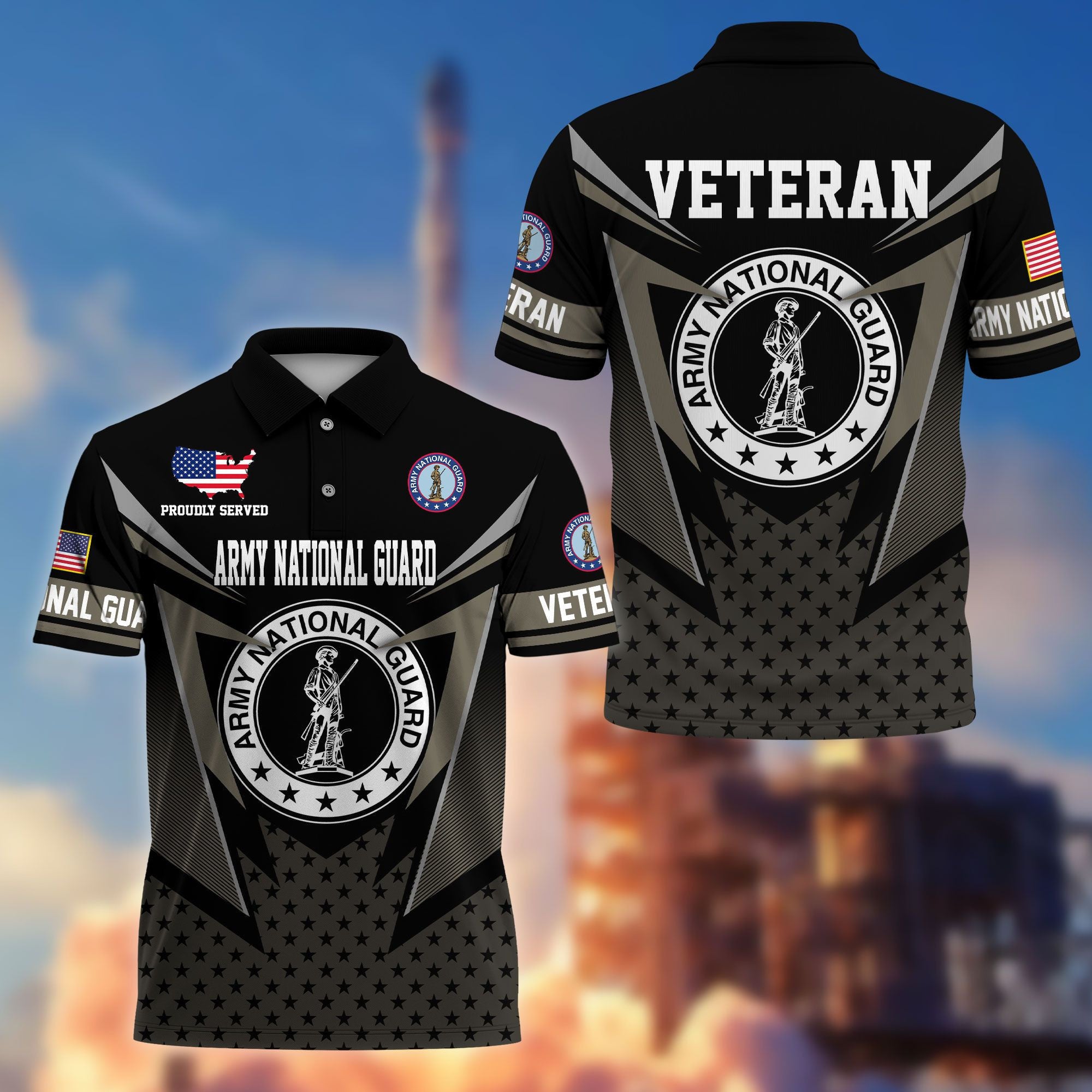 Premium US Veterans Polo Shirt BPHN110211, Gifts For US Veterans, Gifts On Father's Day, Independence Day, Armed Forces Day, Veterans Day.