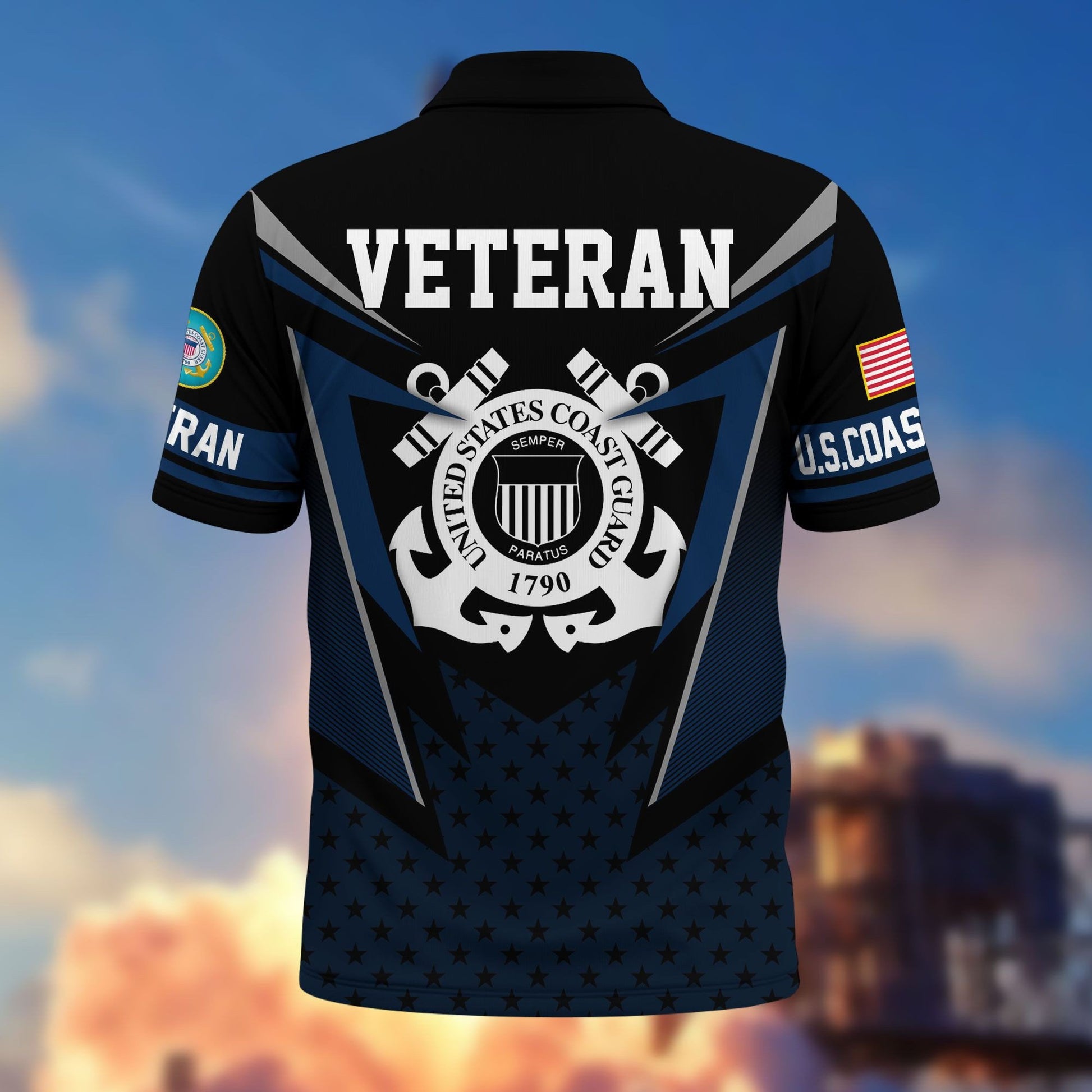 Premium US Veterans Polo Shirt BPHN110211, Gifts For US Veterans, Gifts On Father's Day, Independence Day, Armed Forces Day, Veterans Day.