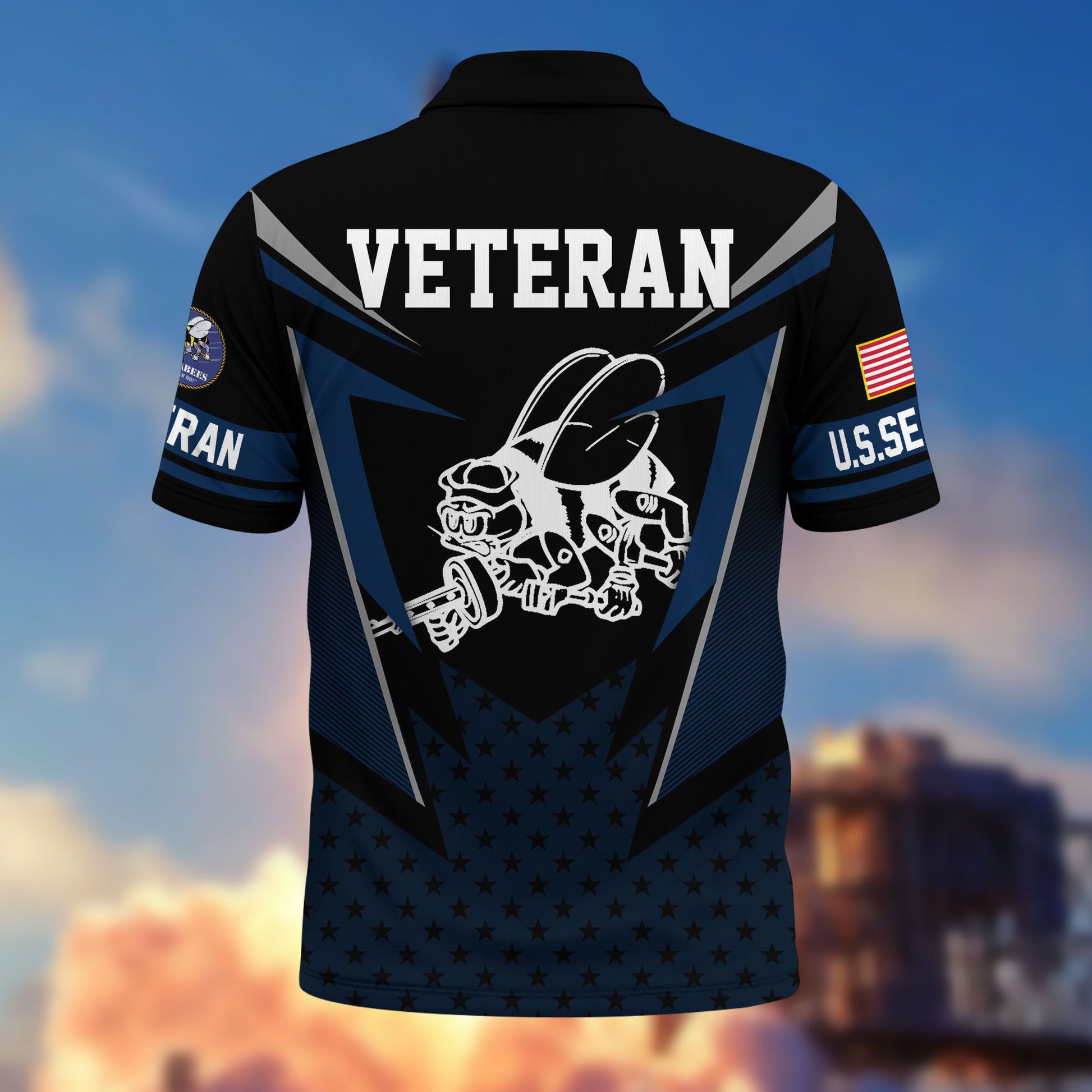 Premium US Veterans Polo Shirt BPHN110211, Gifts For US Veterans, Gifts On Father's Day, Independence Day, Armed Forces Day, Veterans Day.