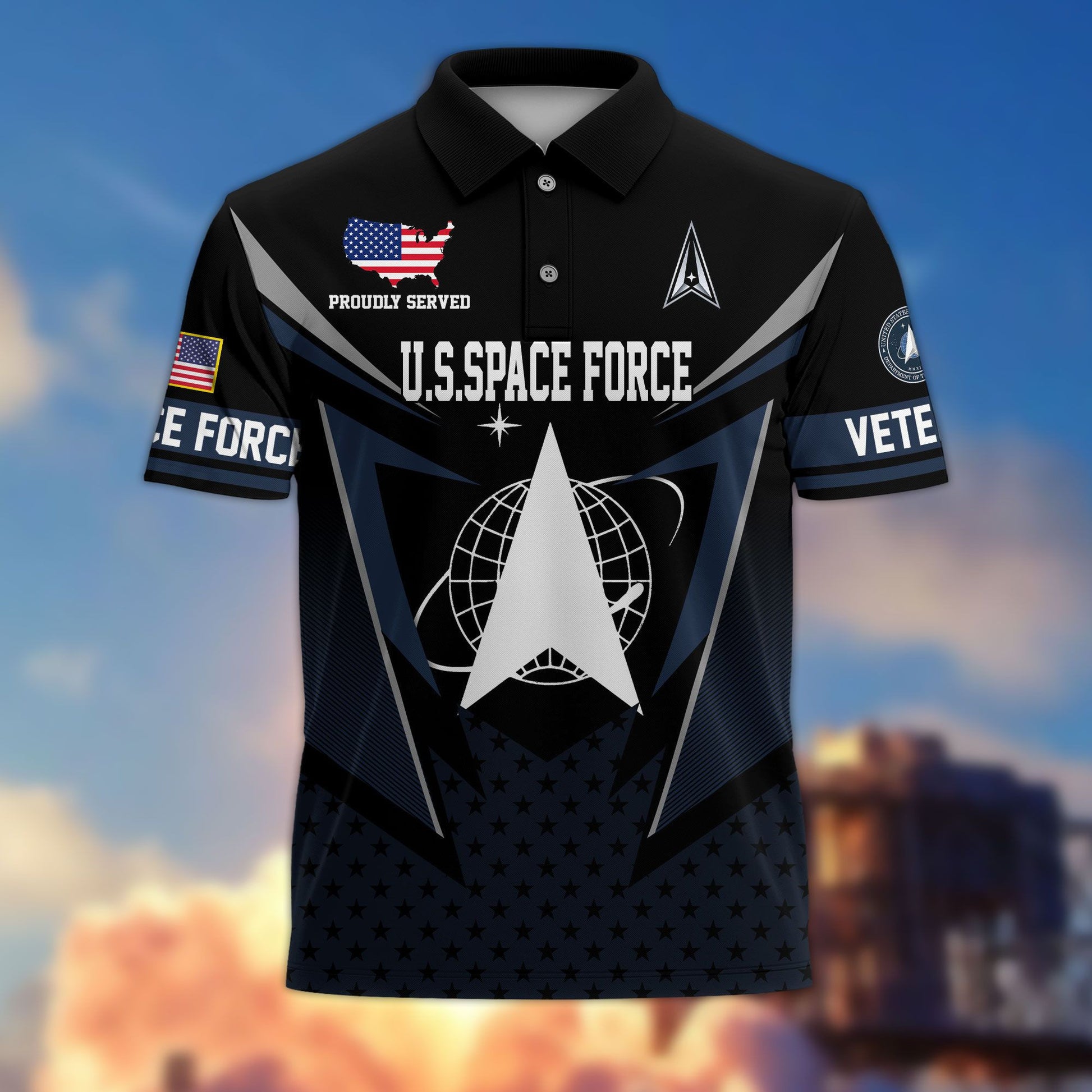 Premium US Veterans Polo Shirt BPHN110211, Gifts For US Veterans, Gifts On Father's Day, Independence Day, Armed Forces Day, Veterans Day.