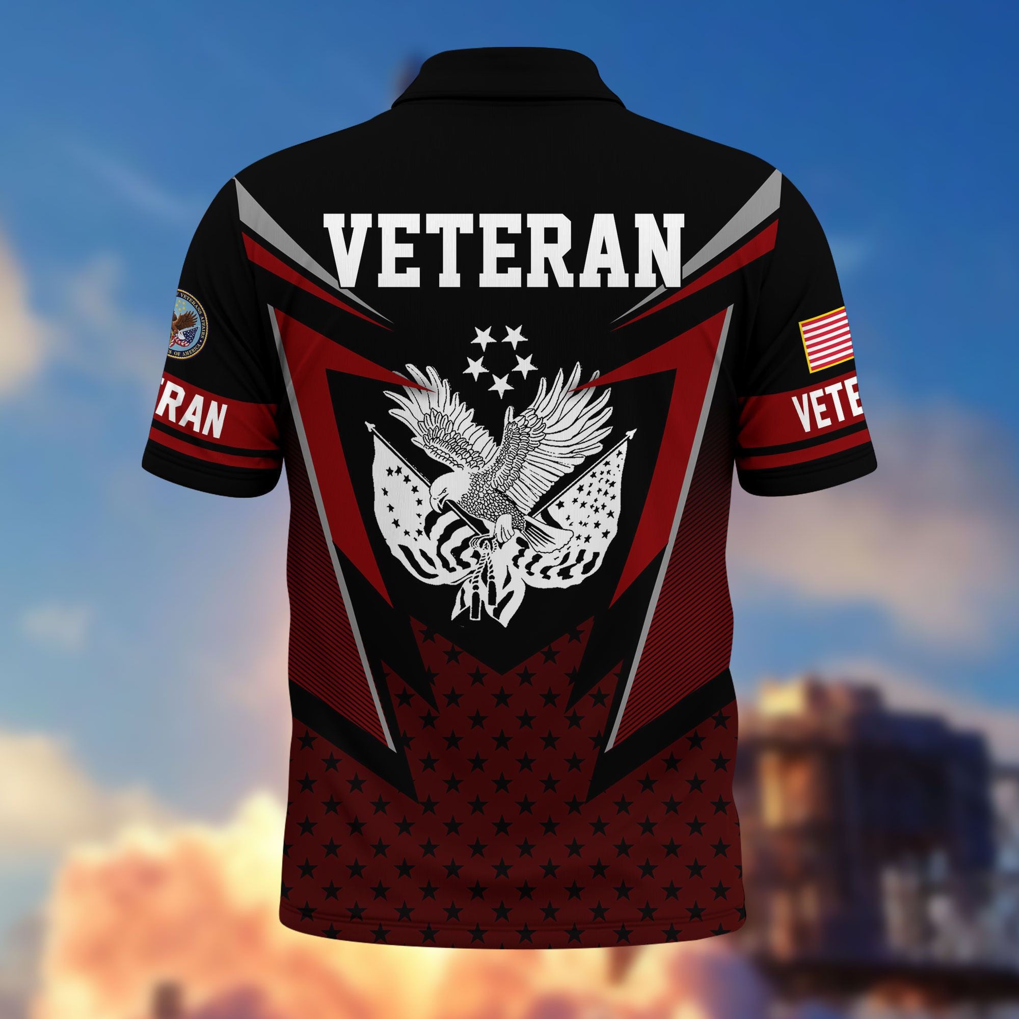 Premium US Veterans Polo Shirt BPHN110211, Gifts For US Veterans, Gifts On Father's Day, Independence Day, Armed Forces Day, Veterans Day.
