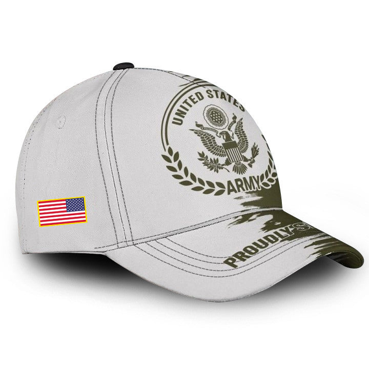 Premium Custom US Army Cap VPVC000111, Gifts For Army Veteran, Best Gifts On Father's Day, Armed Forces Day, Independence Day, Veterans Day.