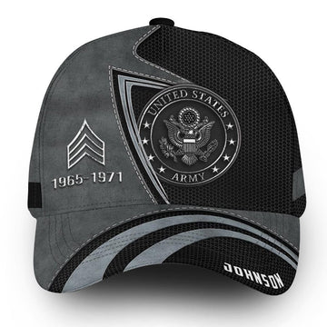 Premium Custom US Army Cap VPVC000112, Gifts For Army Veteran, Best Gifts On Father's Day, Independence Day, Veterans Day.