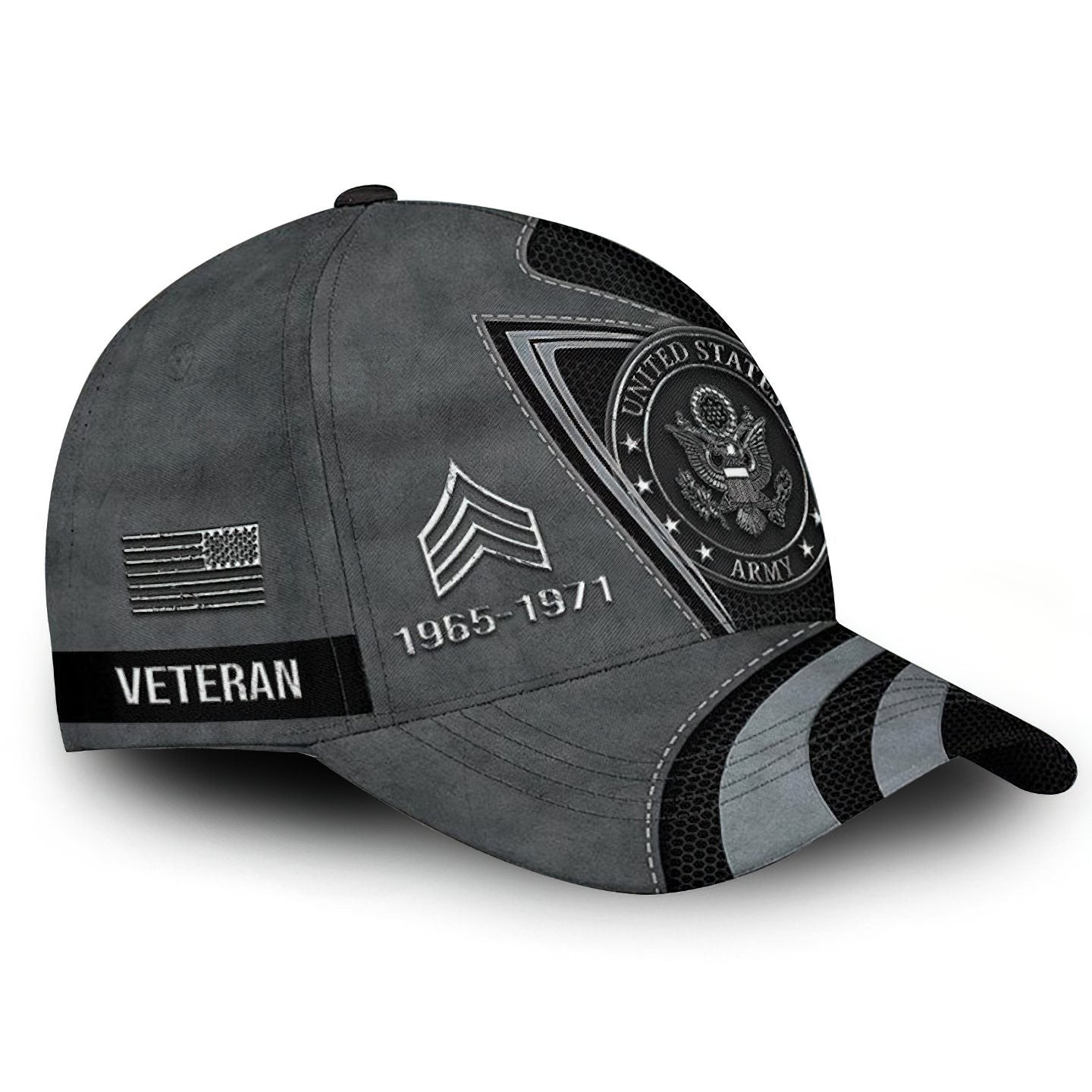Premium Custom US Army Cap VPVC000112, Gifts For Army Veteran, Best Gifts On Father's Day, Independence Day, Veterans Day.