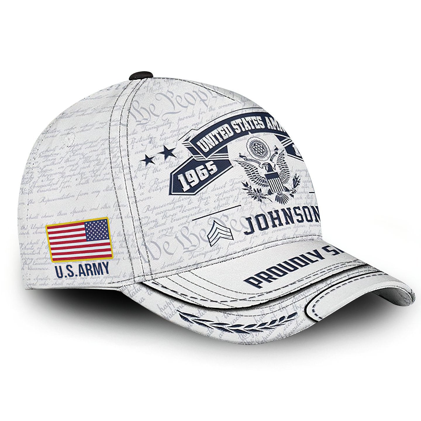 Premium Custom US Army Cap VPVC000114, Gifts For Army Veteran, Gifts For Dad, For Husband, Best Gifts On Father's Day, Independence Day, Veterans Day.