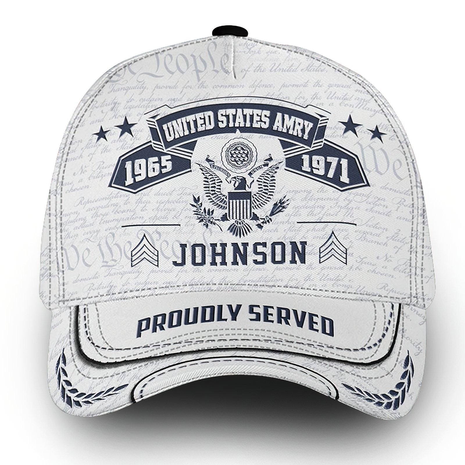 Premium Custom US Army Cap VPVC000114, Gifts For Army Veteran, Gifts For Dad, For Husband, Best Gifts On Father's Day, Independence Day, Veterans Day.