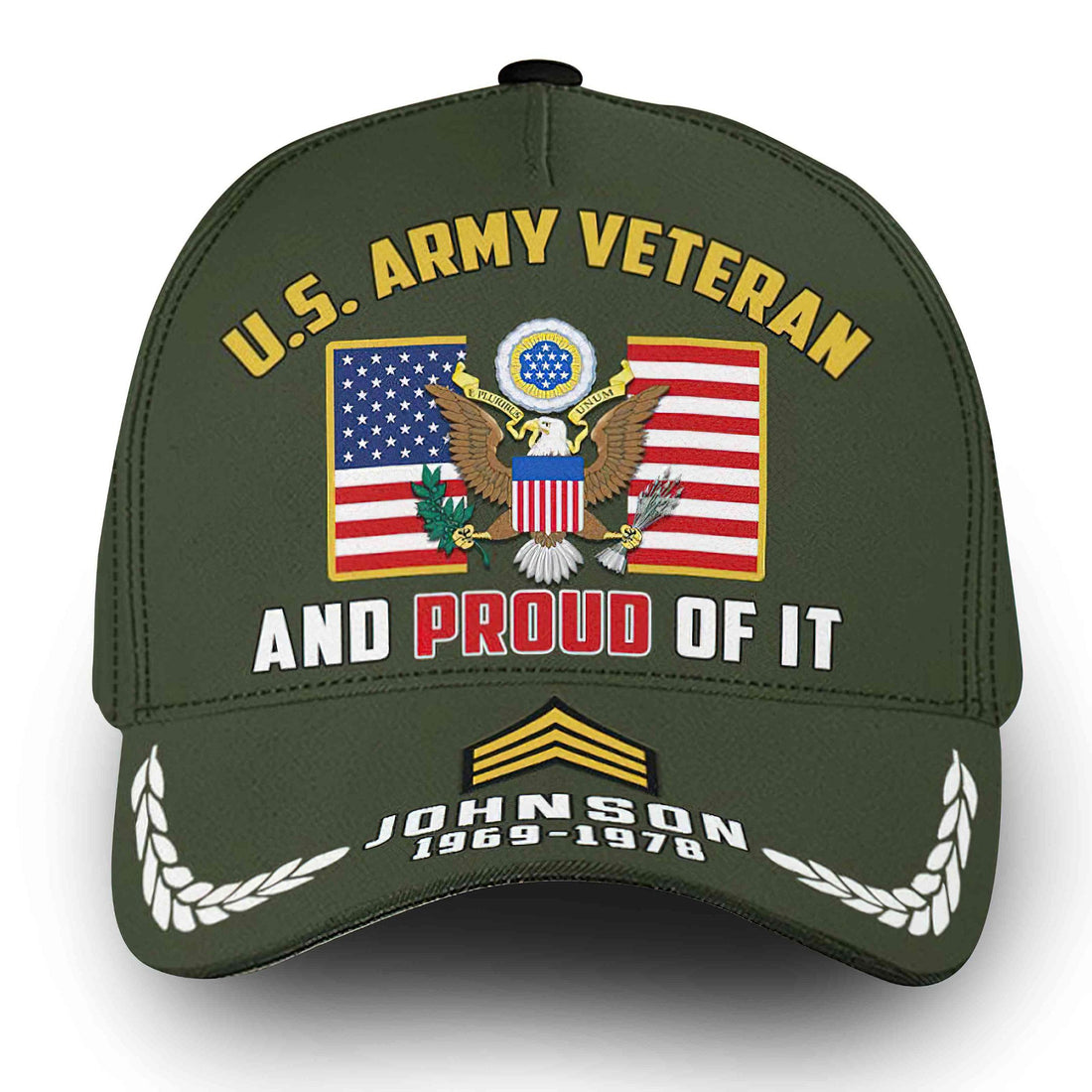 Premium Custom US Army Cap VPVC000125, Gifts For Army Veteran, Gifts For Dad, For Husband, Best Gifts On Father's Day, Independence Day, Veterans Day.