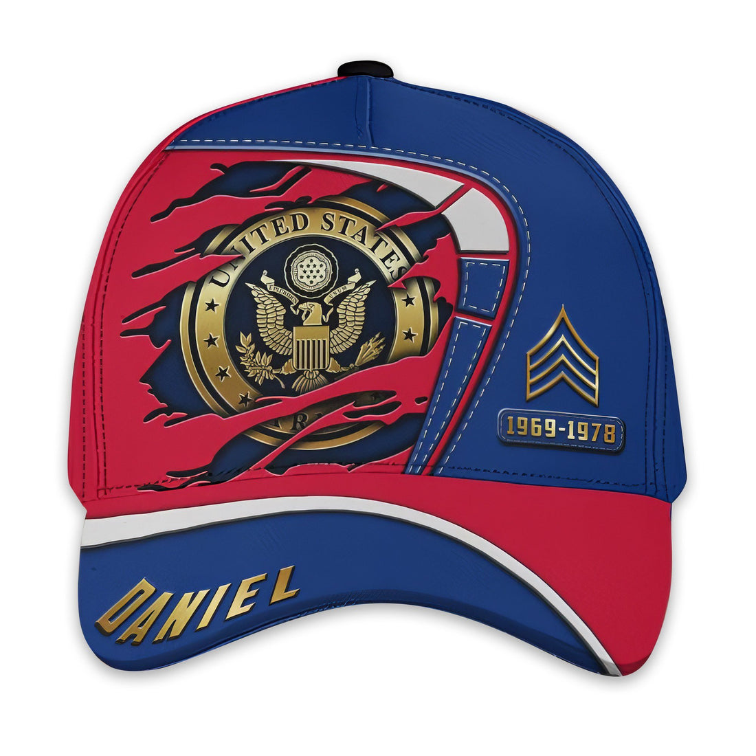 Premium Custom US Army Cap VPVC000126, Gifts For Army Veteran, Gifts For Dad, For Husband, Best Gifts On Father's Day, Independence Day, Veterans Day.