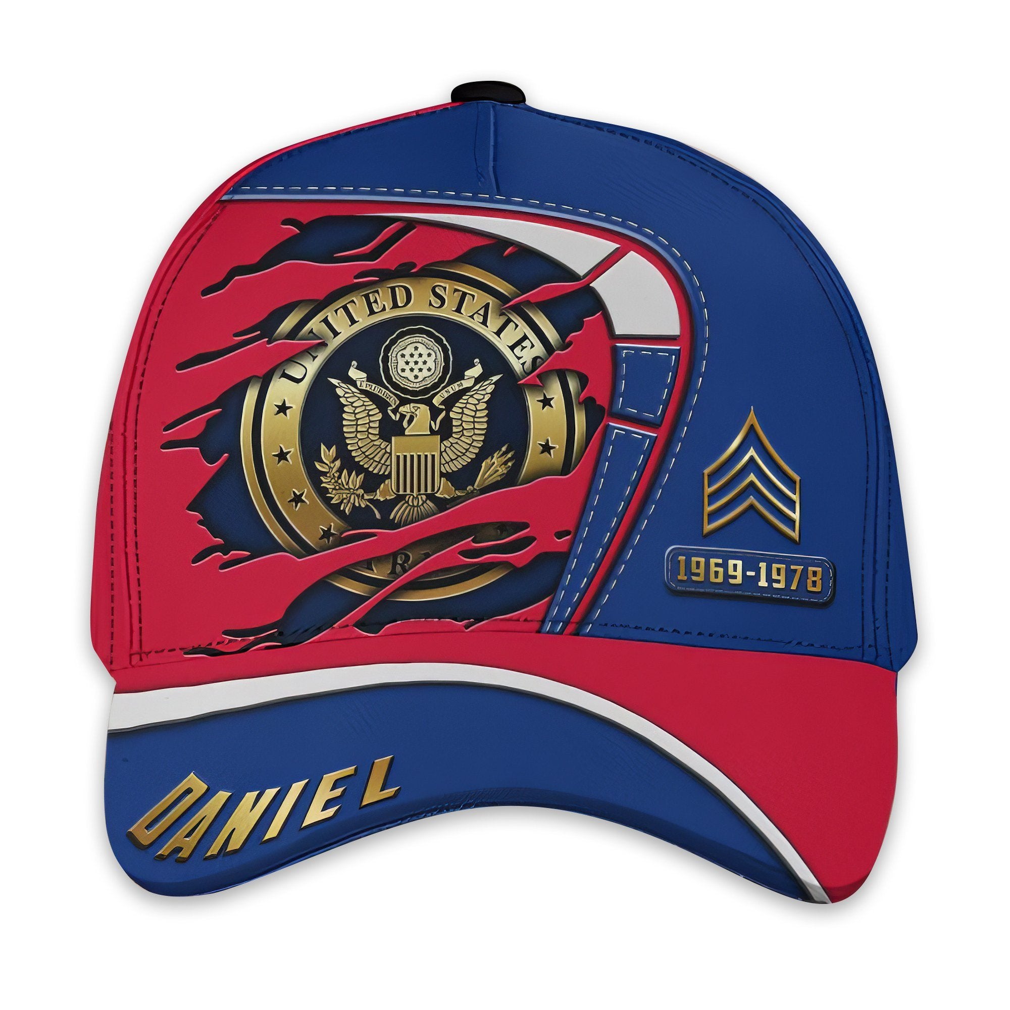 Premium Custom US Army Cap VPVC000126, Gifts For Army Veteran, Gifts For Dad, For Husband, Best Gifts On Father's Day, Independence Day, Veterans Day.