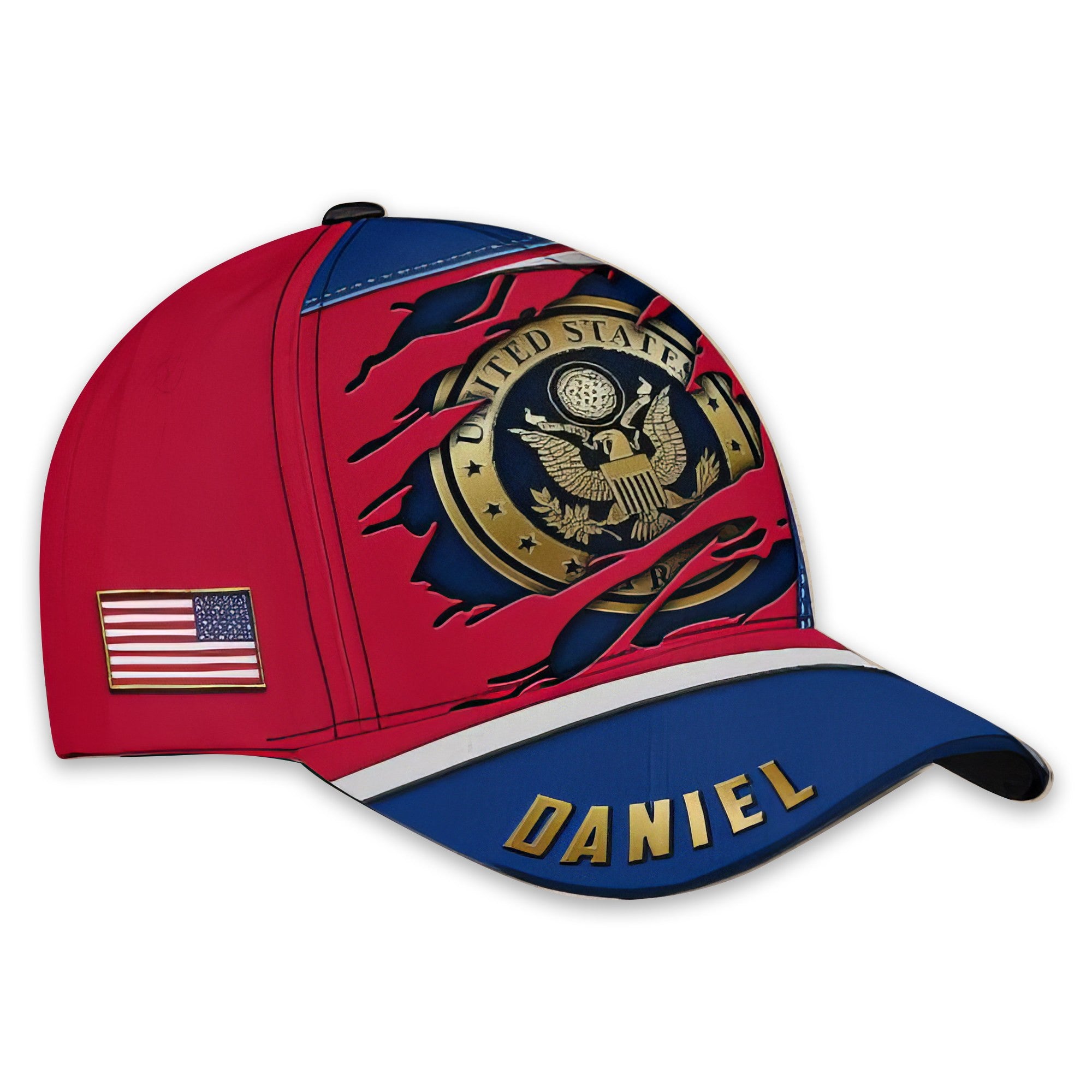 Premium Custom US Army Cap VPVC000126, Gifts For Army Veteran, Gifts For Dad, For Husband, Best Gifts On Father's Day, Independence Day, Veterans Day.