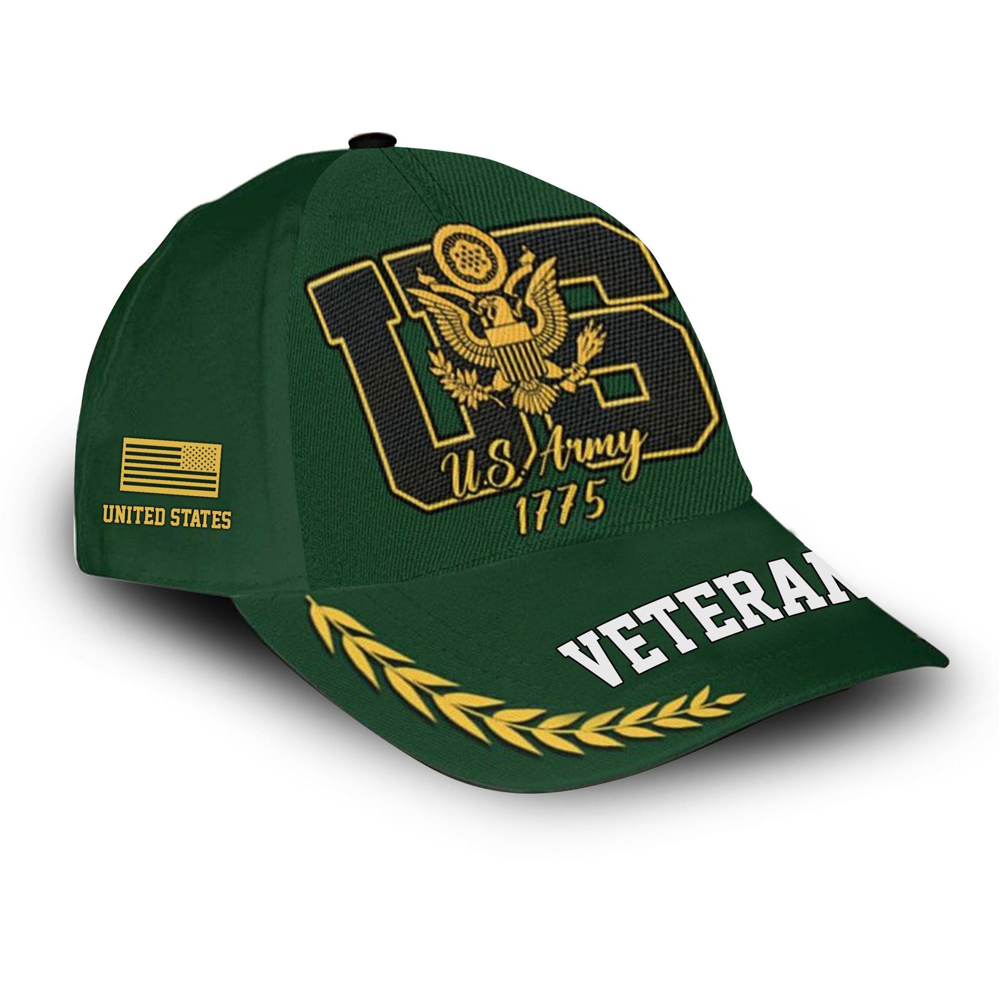 Premium Custom US Army Cap VPVC000131, Gifts For Army Veteran, Best Gifts On Father's Day, Independence Day, Veterans Day.