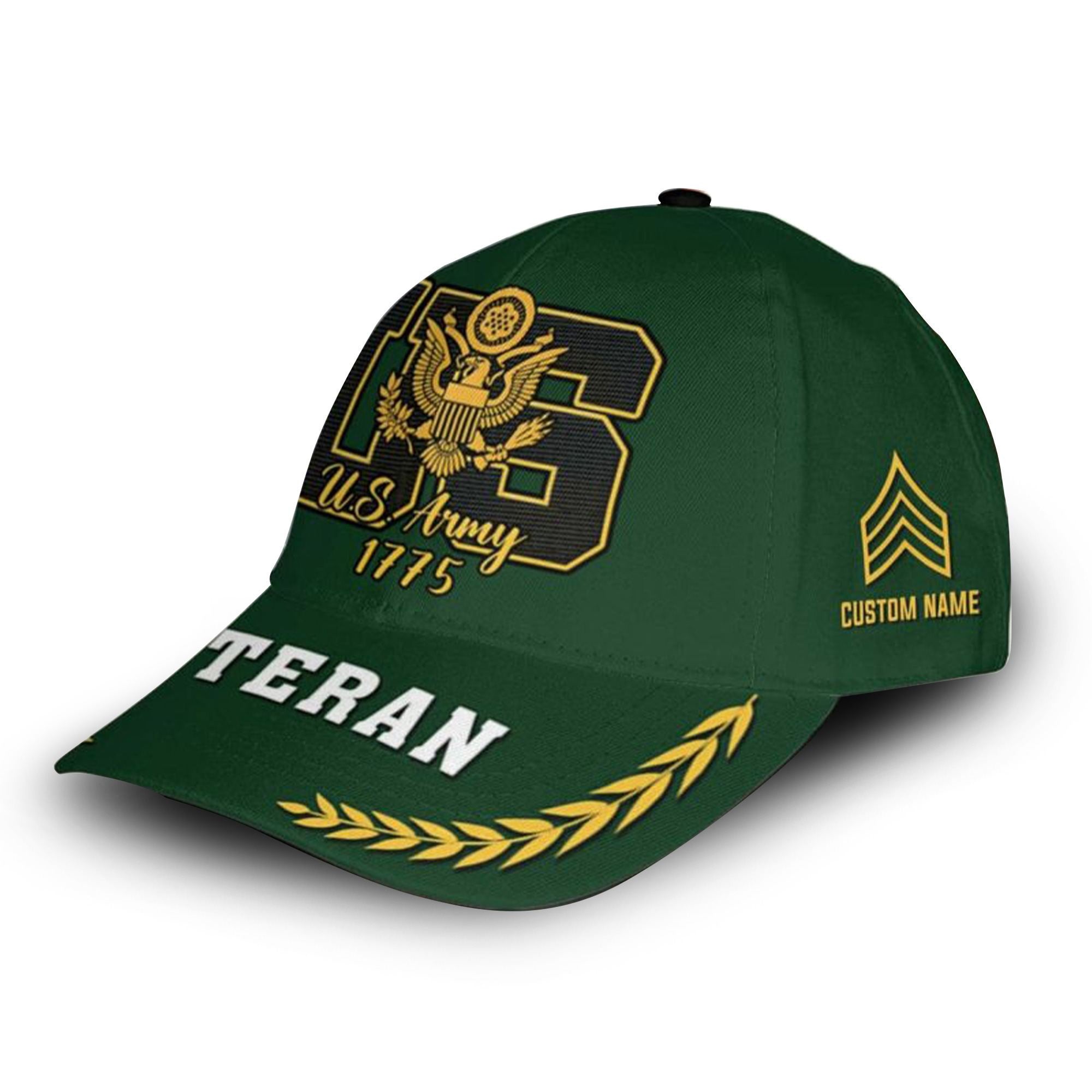 Premium Custom US Army Cap VPVC000131, Gifts For Army Veteran, Best Gifts On Father's Day, Independence Day, Veterans Day.