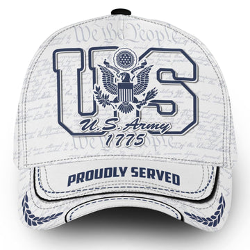Premium Custom US Army Cap VPVC000135, Gifts For Army Veteran, Best Gifts On Father's Day, Independence Day, Veterans Day.