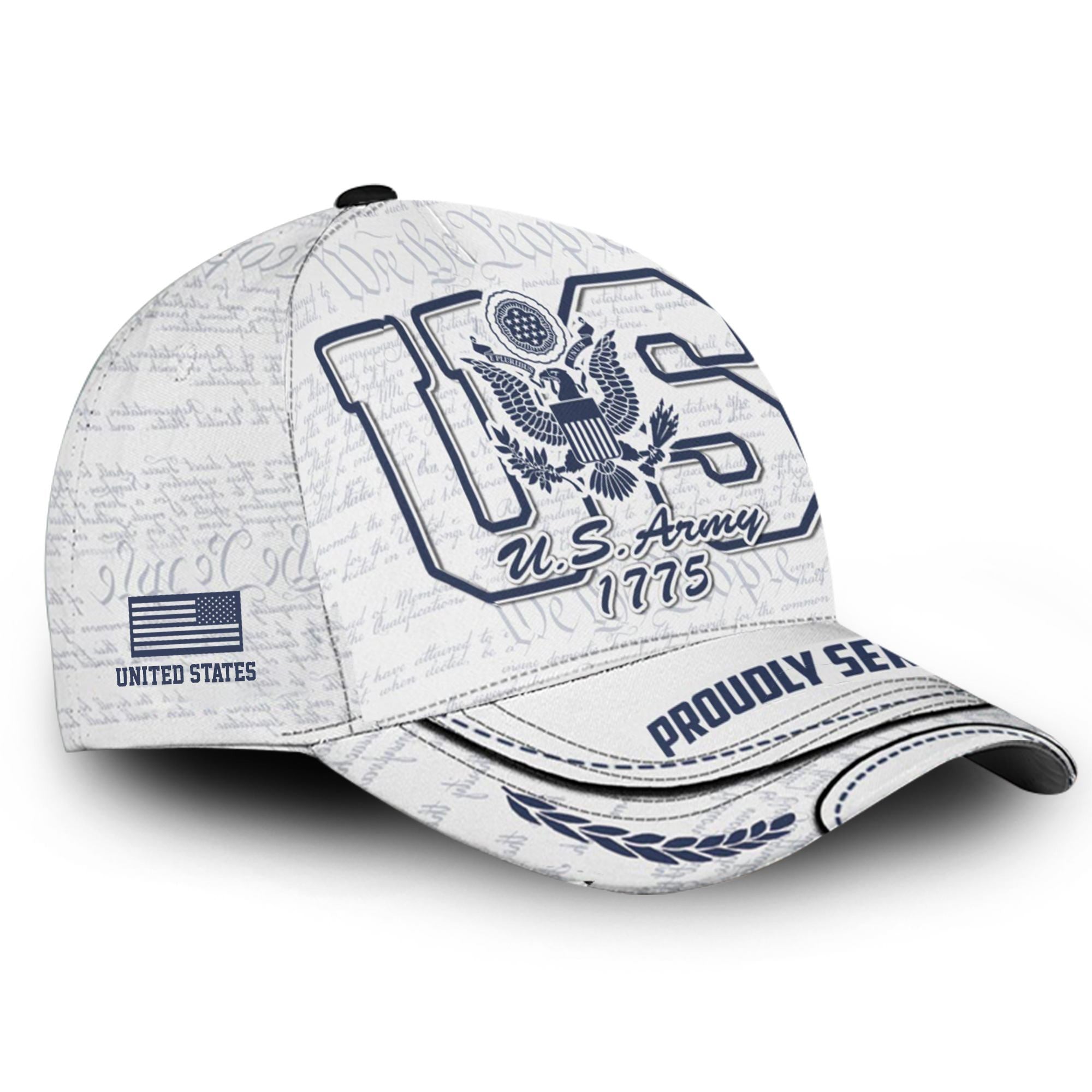 Premium Custom US Army Cap VPVC000135, Gifts For Army Veteran, Best Gifts On Father's Day, Independence Day, Veterans Day.