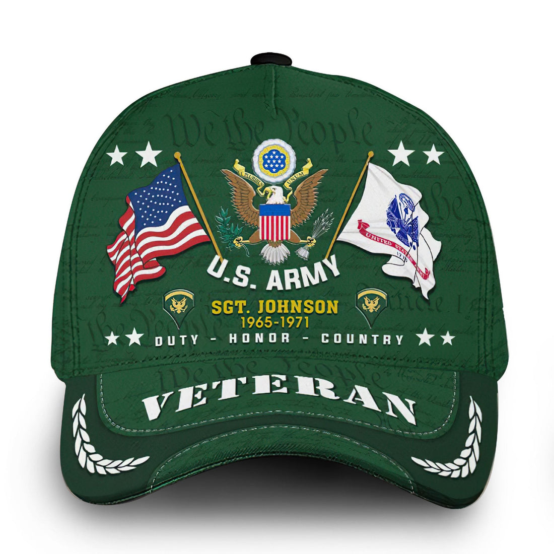 Premium Custom US Army Cap VPVC000133, Gifts For Army Veteran, Gifts For Dad, For Husband, Best Gifts On Father's Day, Independence Day, Veterans Day.