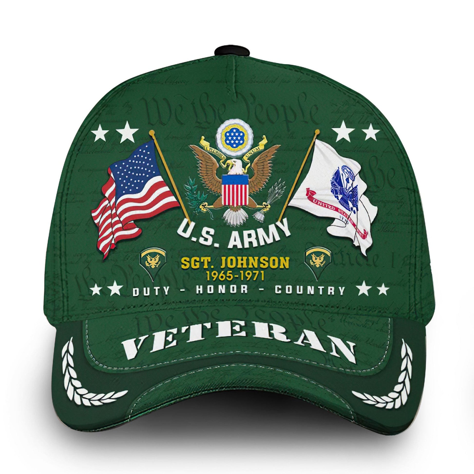 Premium Custom US Army Cap VPVC000133, Gifts For Army Veteran, Gifts For Dad, For Husband, Best Gifts On Father's Day, Independence Day, Veterans Day.