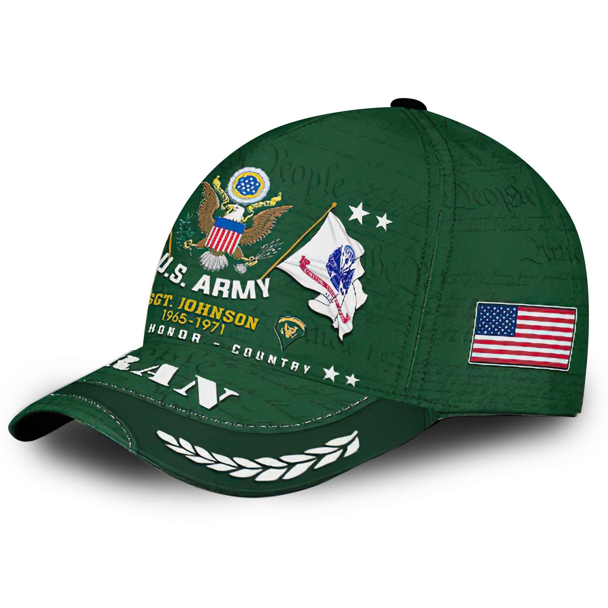 Premium Custom US Army Cap VPVC000133, Gifts For Army Veteran, Gifts For Dad, For Husband, Best Gifts On Father's Day, Independence Day, Veterans Day.