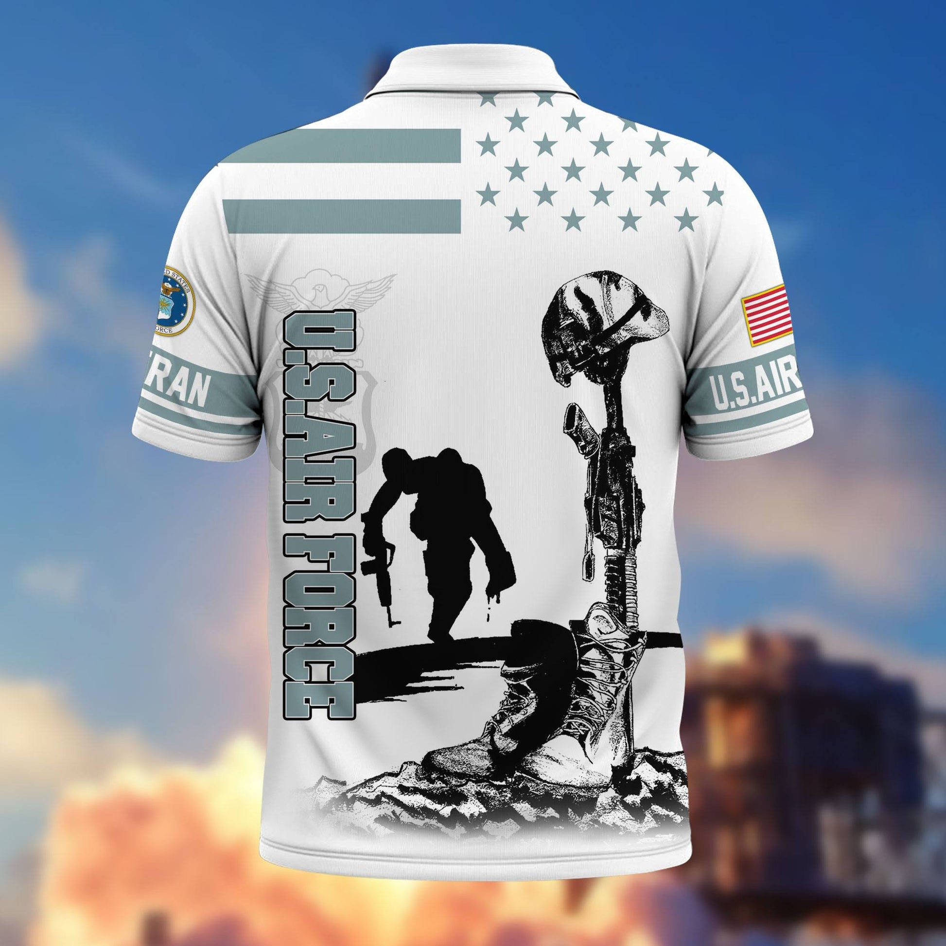 Premium US Veterans Polo Shirt BPHN110212, Gifts For US Veterans, Gifts On Father's Day, Independence Day, Armed Forces Day, Veterans Day.