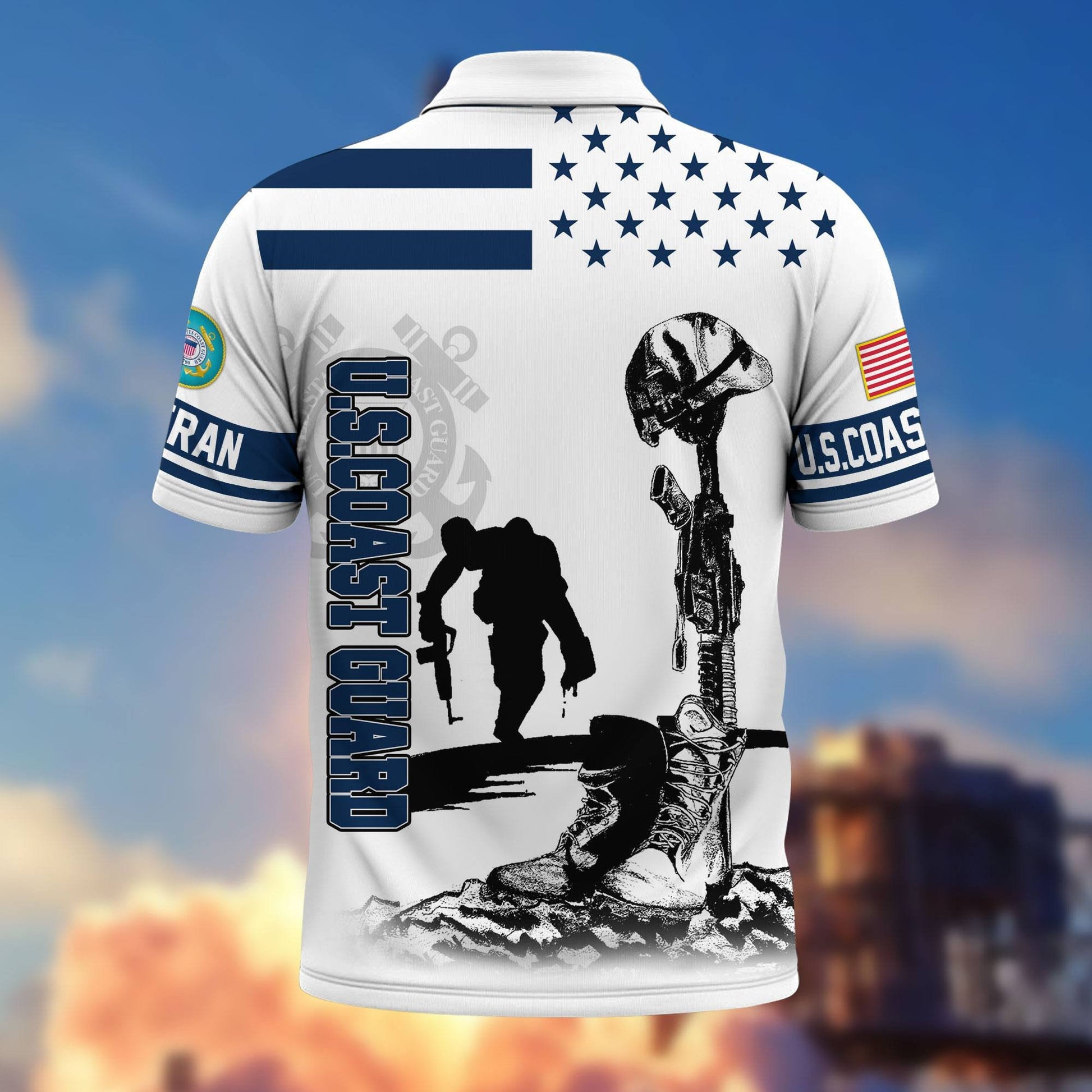 Premium US Veterans Polo Shirt BPHN110212, Gifts For US Veterans, Gifts On Father's Day, Independence Day, Armed Forces Day, Veterans Day.