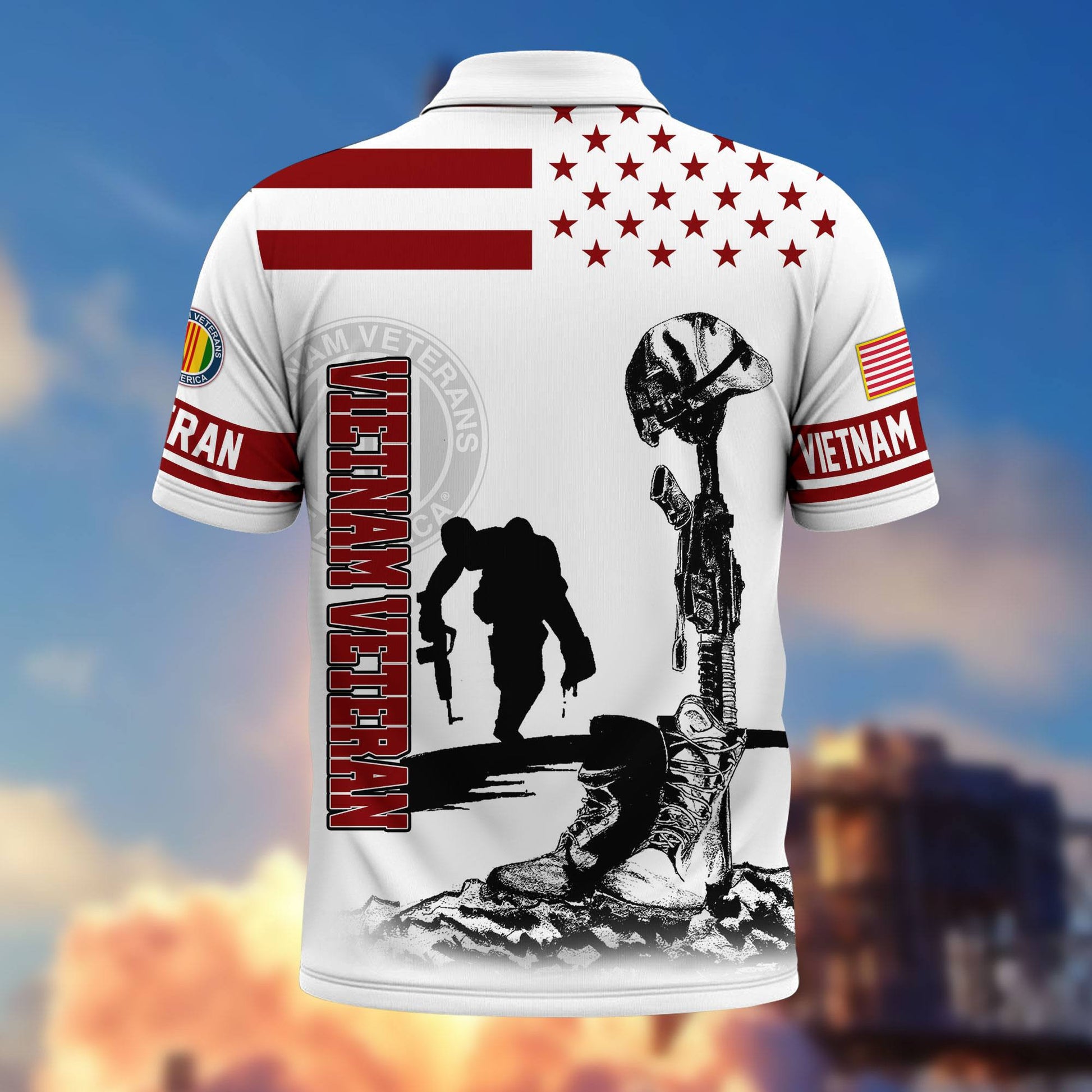 Premium US Veterans Polo Shirt BPHN110212, Gifts For US Veterans, Gifts On Father's Day, Independence Day, Armed Forces Day, Veterans Day.