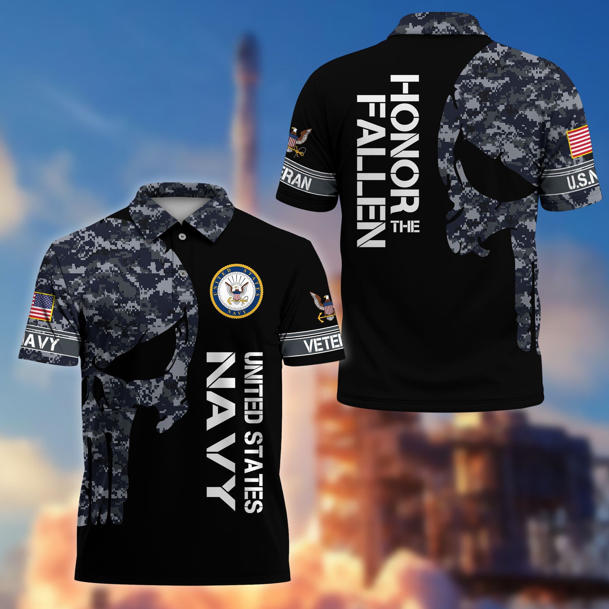 Premium US Navy Polo Shirt VPVC206502, Gifts for Navy Veteran, Gifts For Dad, Gifts On Father's Day, Independence Day, Veterans Day.