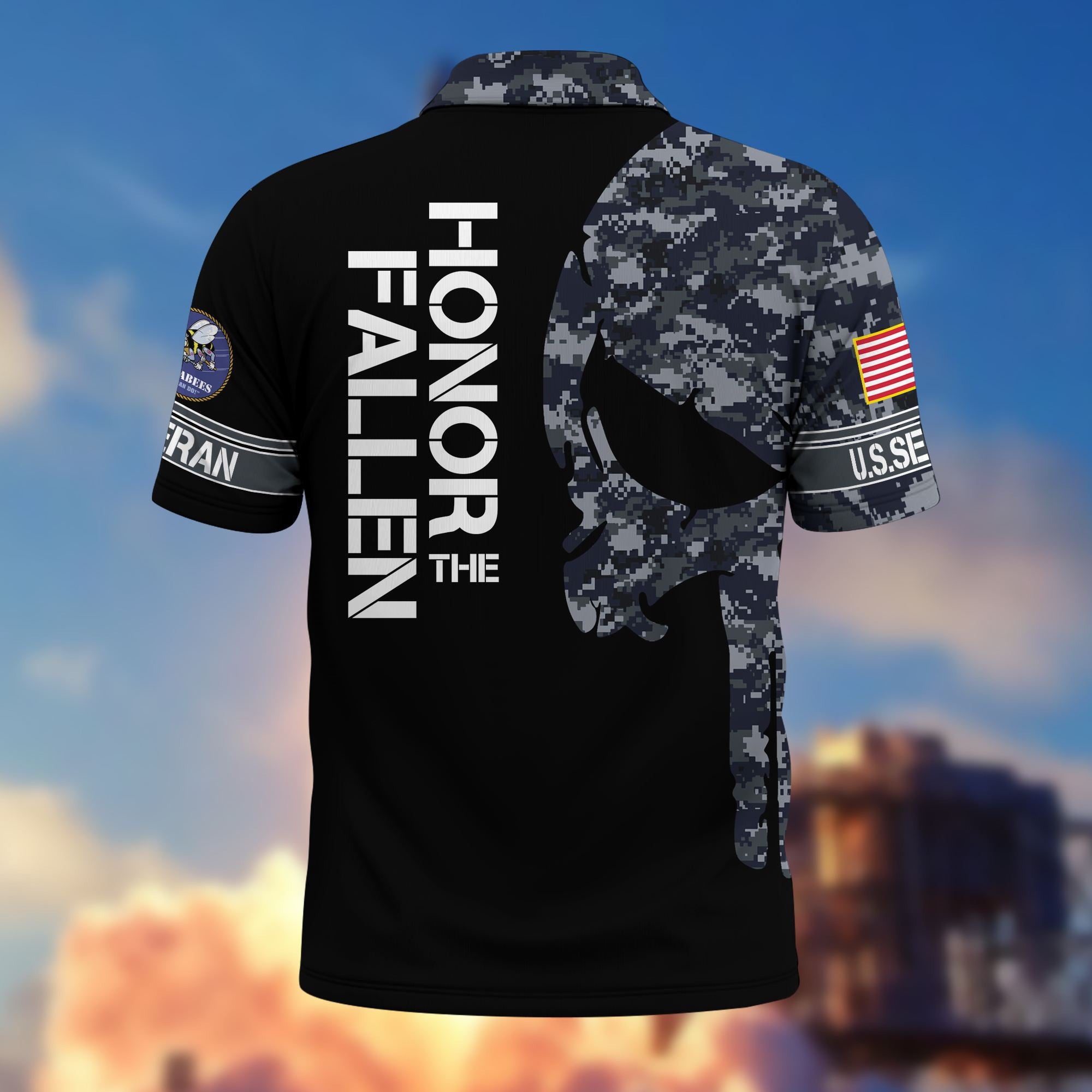 Premium US Seabees Polo Shirt VPVC206509, Gifts for Seabees Veteran, Gifts For Dad, Gifts On Father's Day, Independence Day, Veterans Day.
