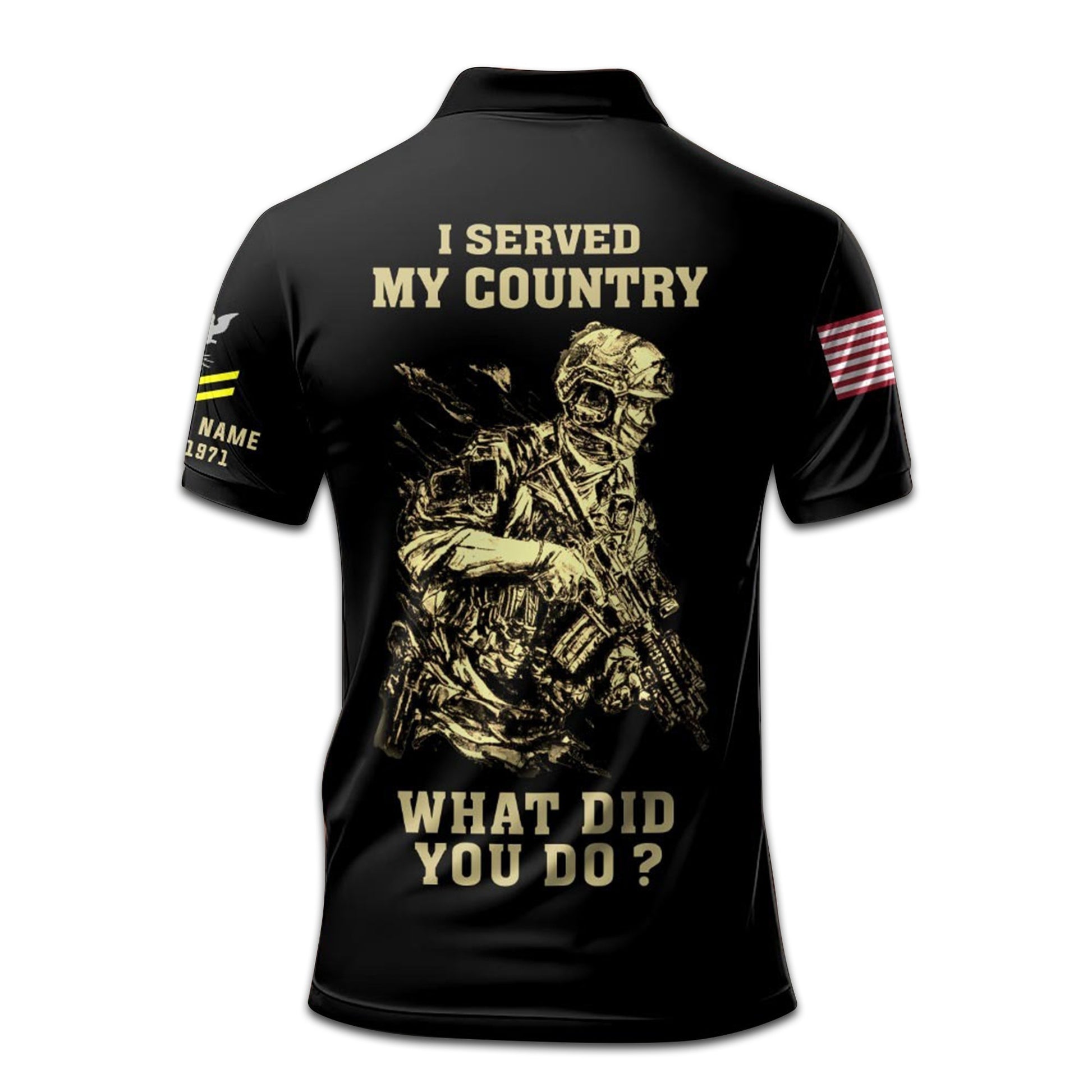Premium Custom US Navy Polo Shirt VPVC207302, Gifts for Navy Veteran, Gifts On Father's Day, Independence Day, Veterans Day.