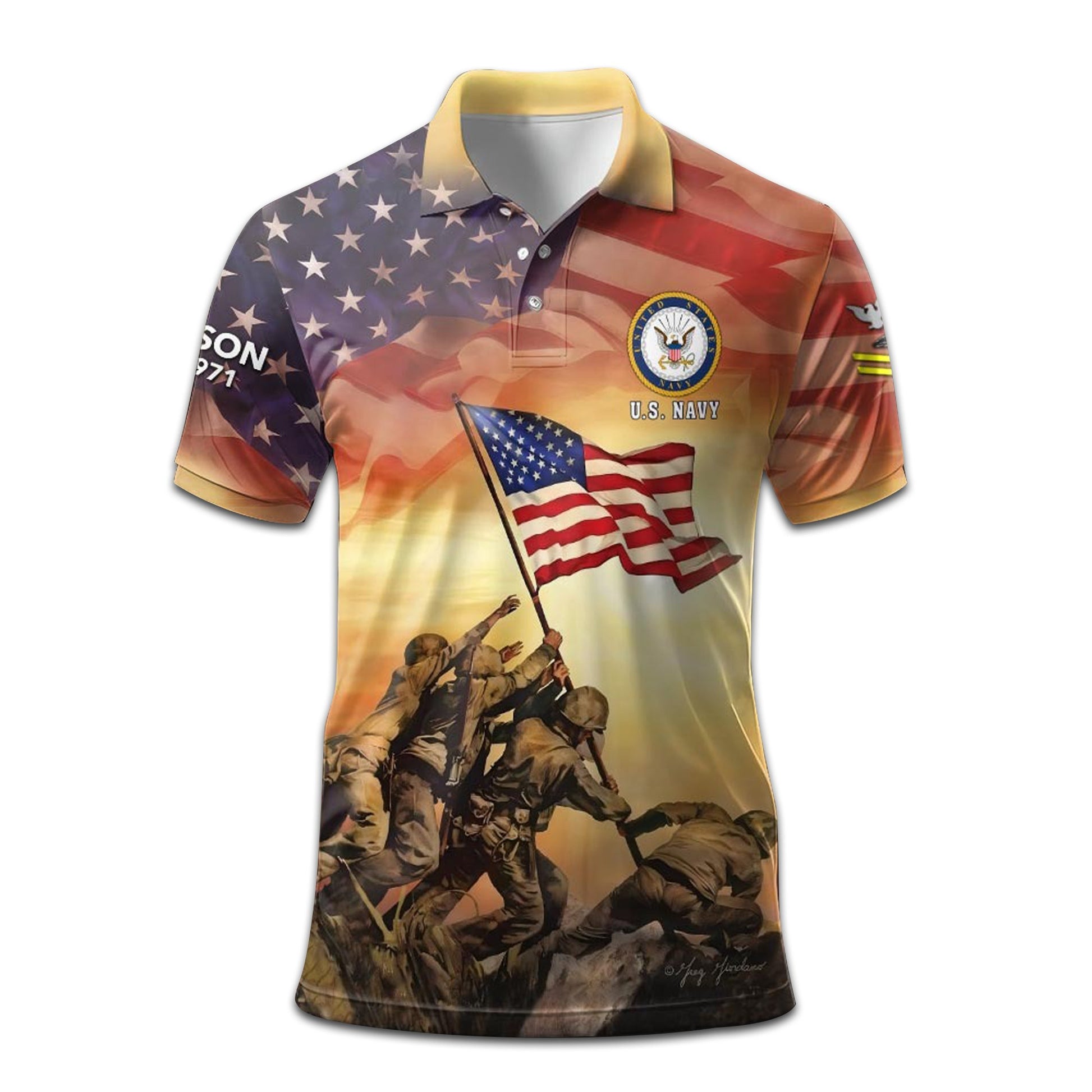 Premium Custom US Navy Polo Shirt VPVC207602, Gifts for Navy Veteran, Gifts For Dad, Gifts On Father's Day, Independence Day, Veterans Day.