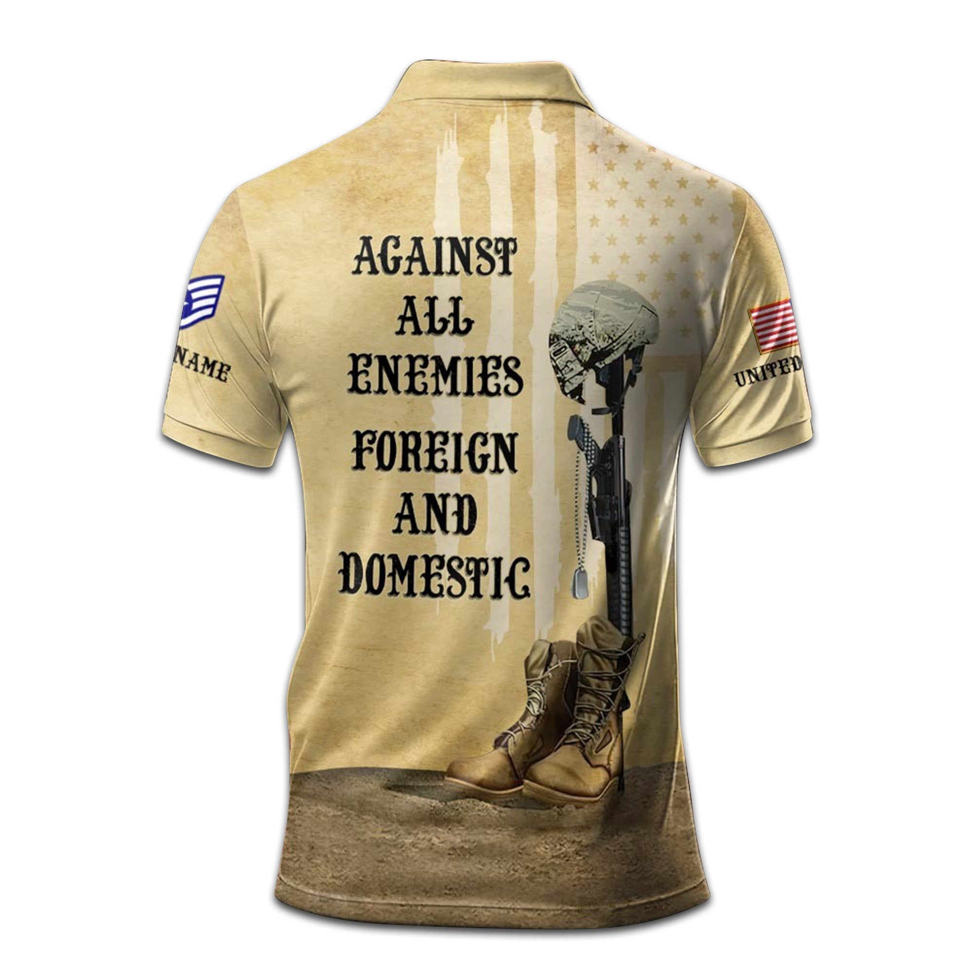 Premium Custom USAF Polo Shirt VPVC207904, Gifts for Air Force Veteran, Gifts On Father's Day, Independence Day, Veterans Day.
