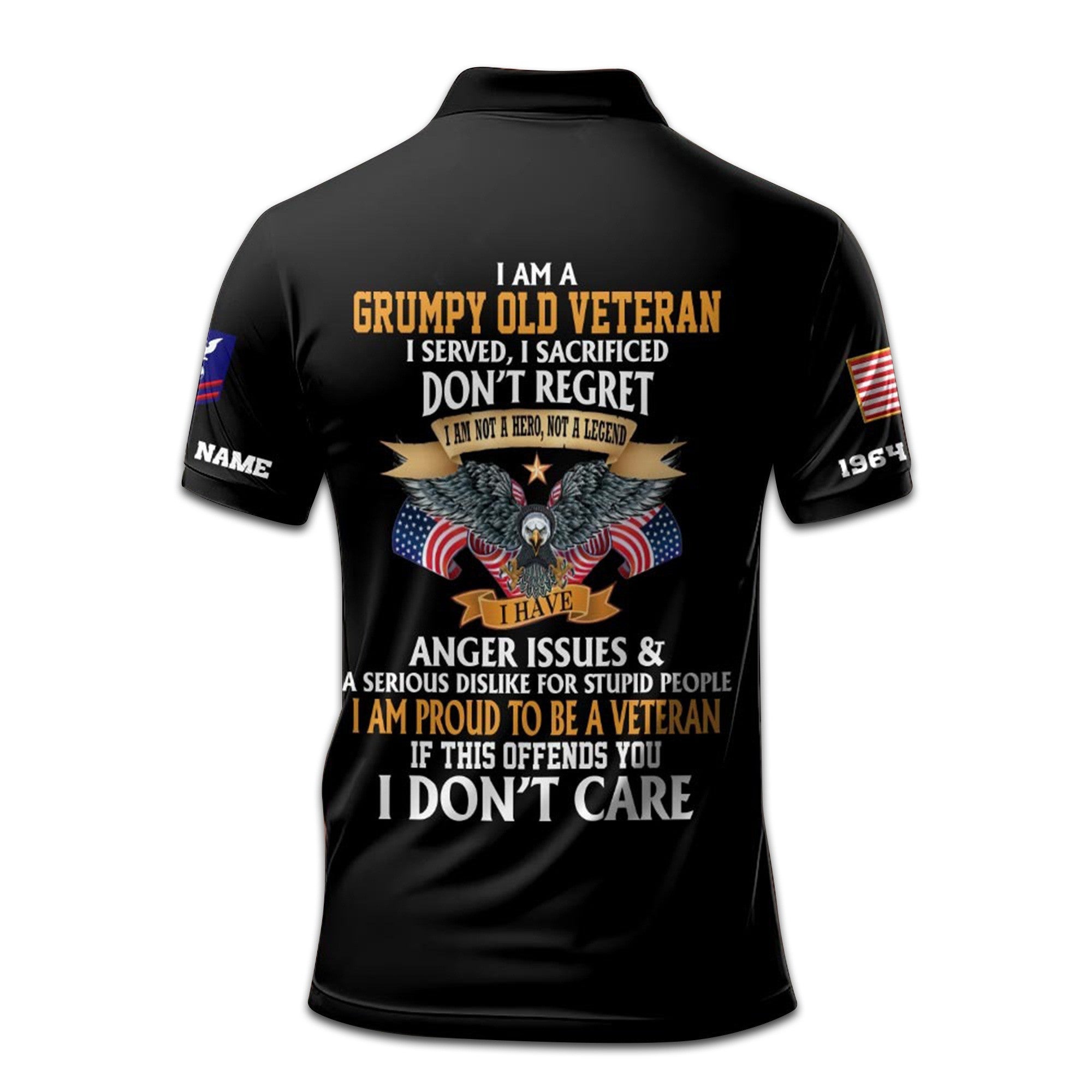 Premium Custom USCG Polo Shirt VPVC208005, Gifts for Coast Guard Veteran, Gifts On Father's Day, Independence Day, Veterans Day.