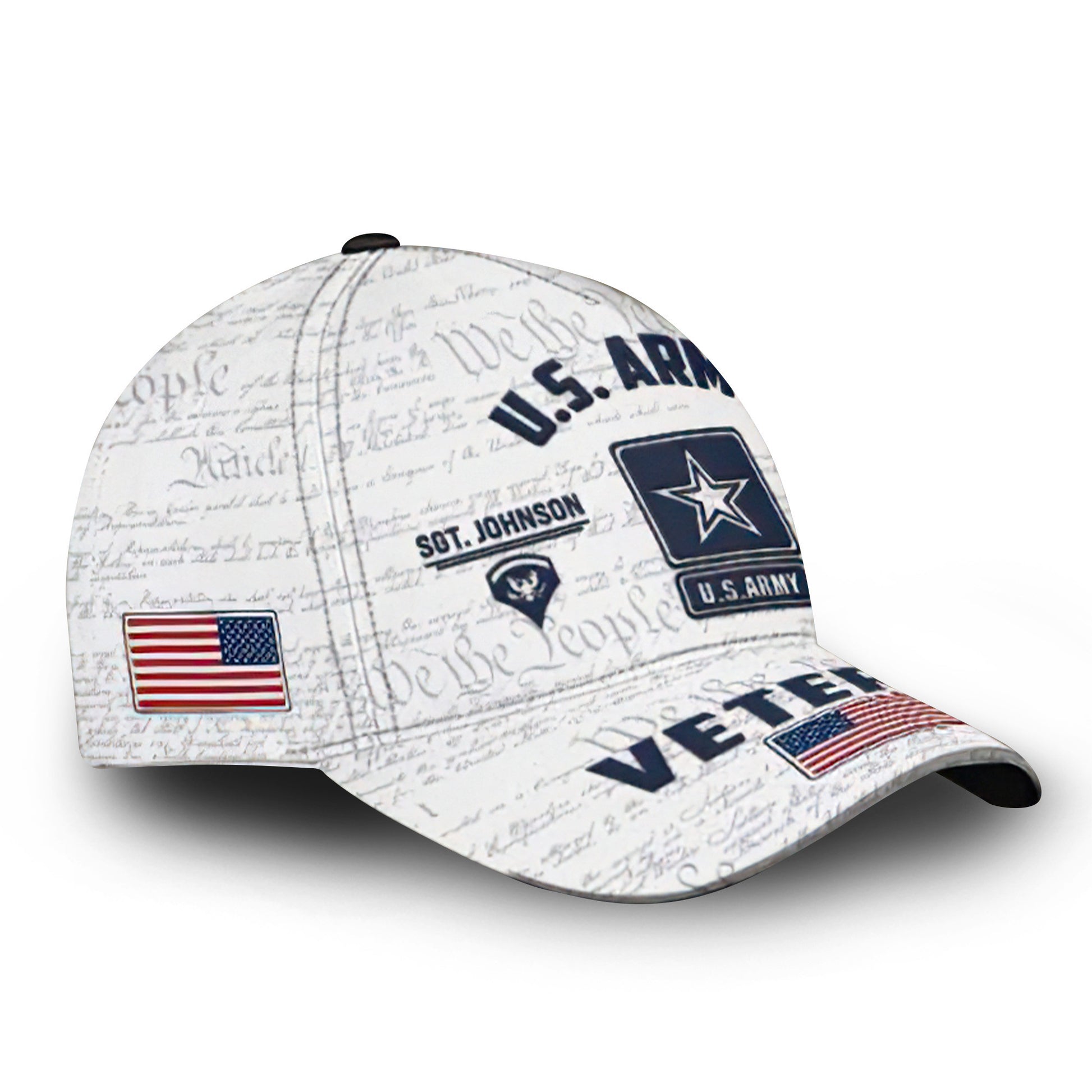 Premium Custom US Army Cap VPVC000137, Gifts For Army Veteran, Best Gifts On Father's Day, Armed Forces Day, Independence Day, Veterans Day.
