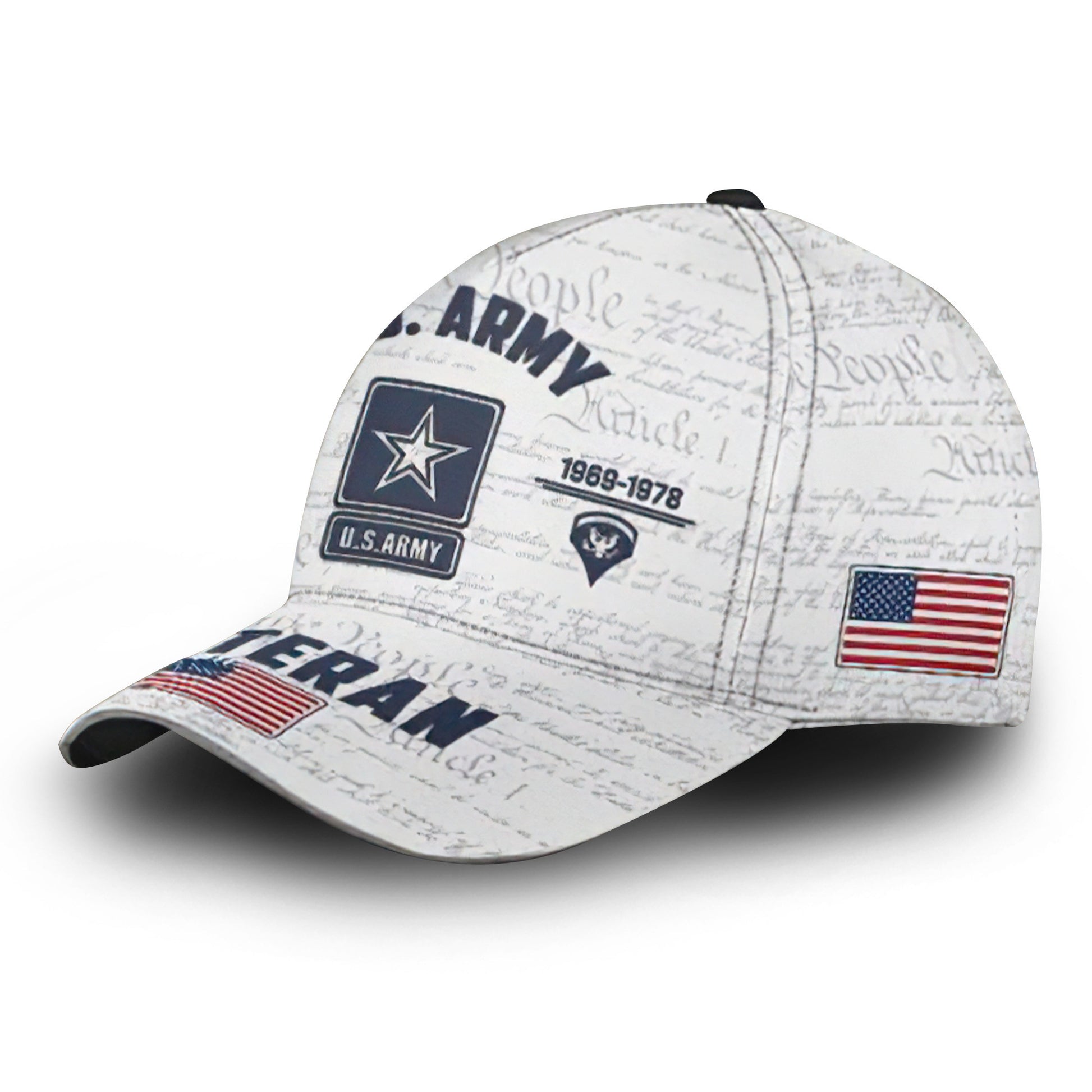 Premium Custom US Army Cap VPVC000137, Gifts For Army Veteran, Best Gifts On Father's Day, Armed Forces Day, Independence Day, Veterans Day.