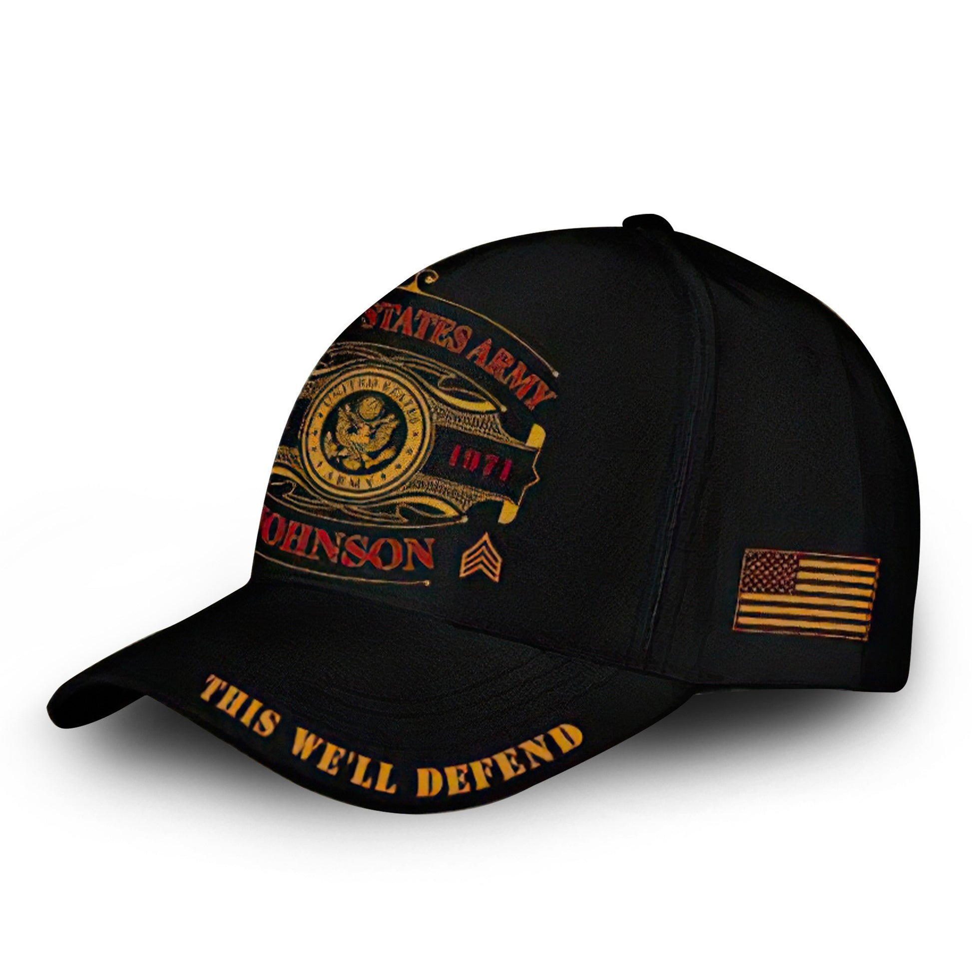 Premium Custom US Army Cap VPVC000142, Gifts For Army Veteran, Best Gifts On Father's Day, Armed Forces Day, Independence Day, Veterans Day.
