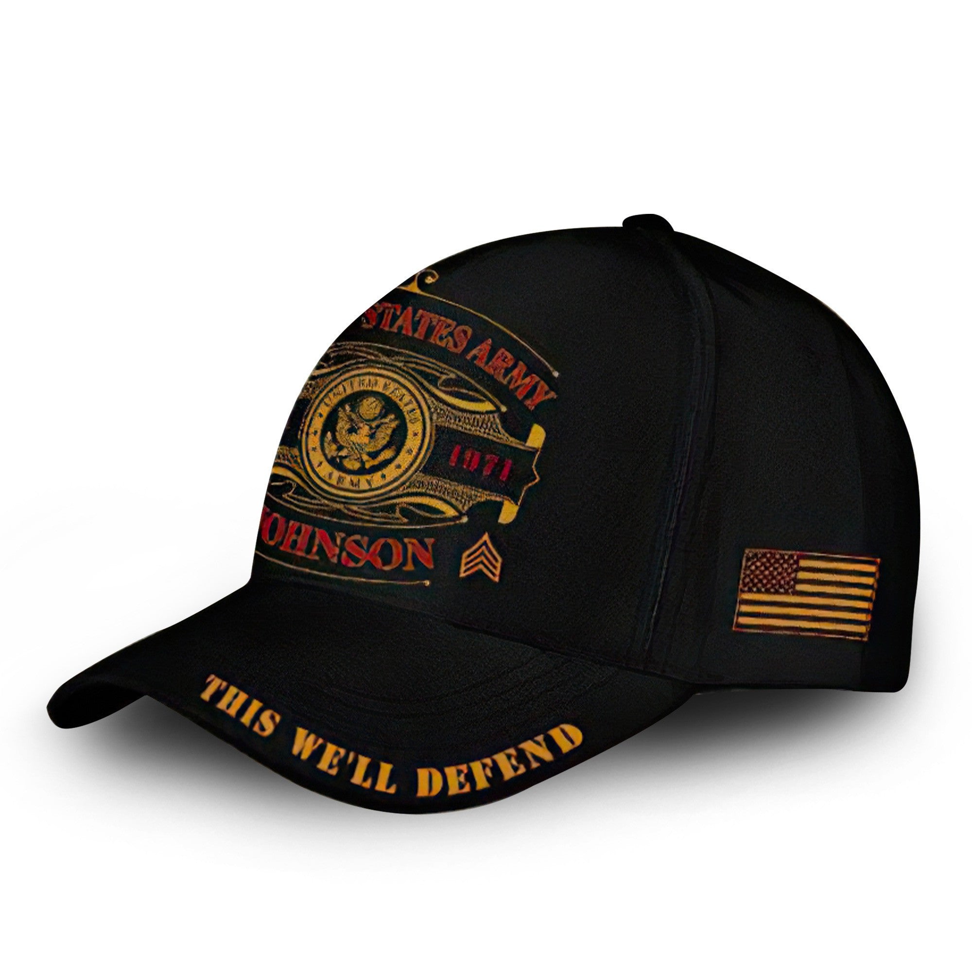 Premium Custom US Army Cap VPVC000142, Gifts For Army Veteran, Best Gifts On Father's Day, Armed Forces Day, Independence Day, Veterans Day.