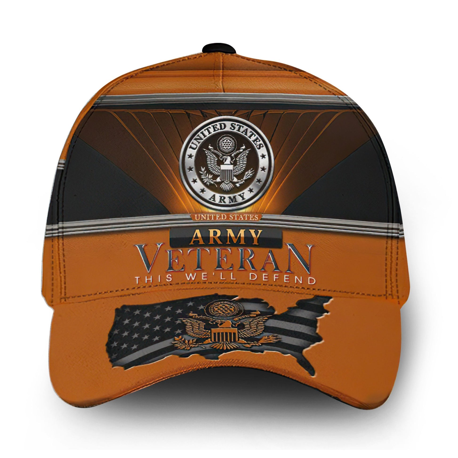 Premium Custom US Army Cap VPVC000145, Gifts For Army Veteran, Best Gifts On Father's Day, Armed Forces Day, Independence Day, Veterans Day.