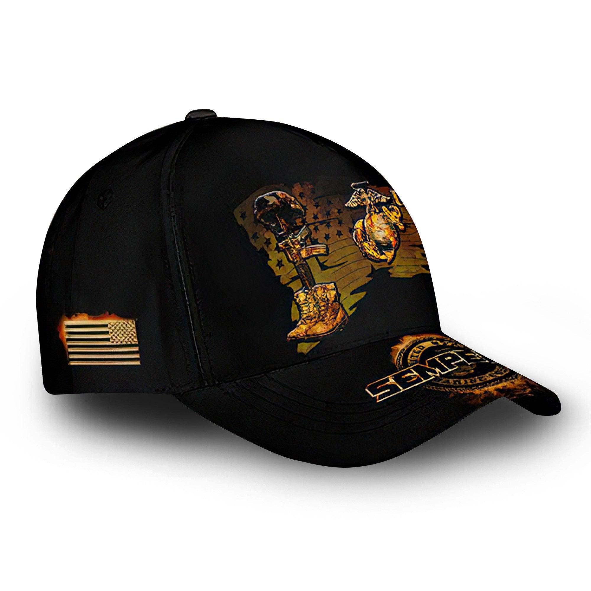 Premium Custom Name, Rank, USMC Cap VPVC000152, Gifts For Marine Veteran, Gifts For Dad, For Husband, Best Gifts On Father's Day, Independence Day, Veterans Day.