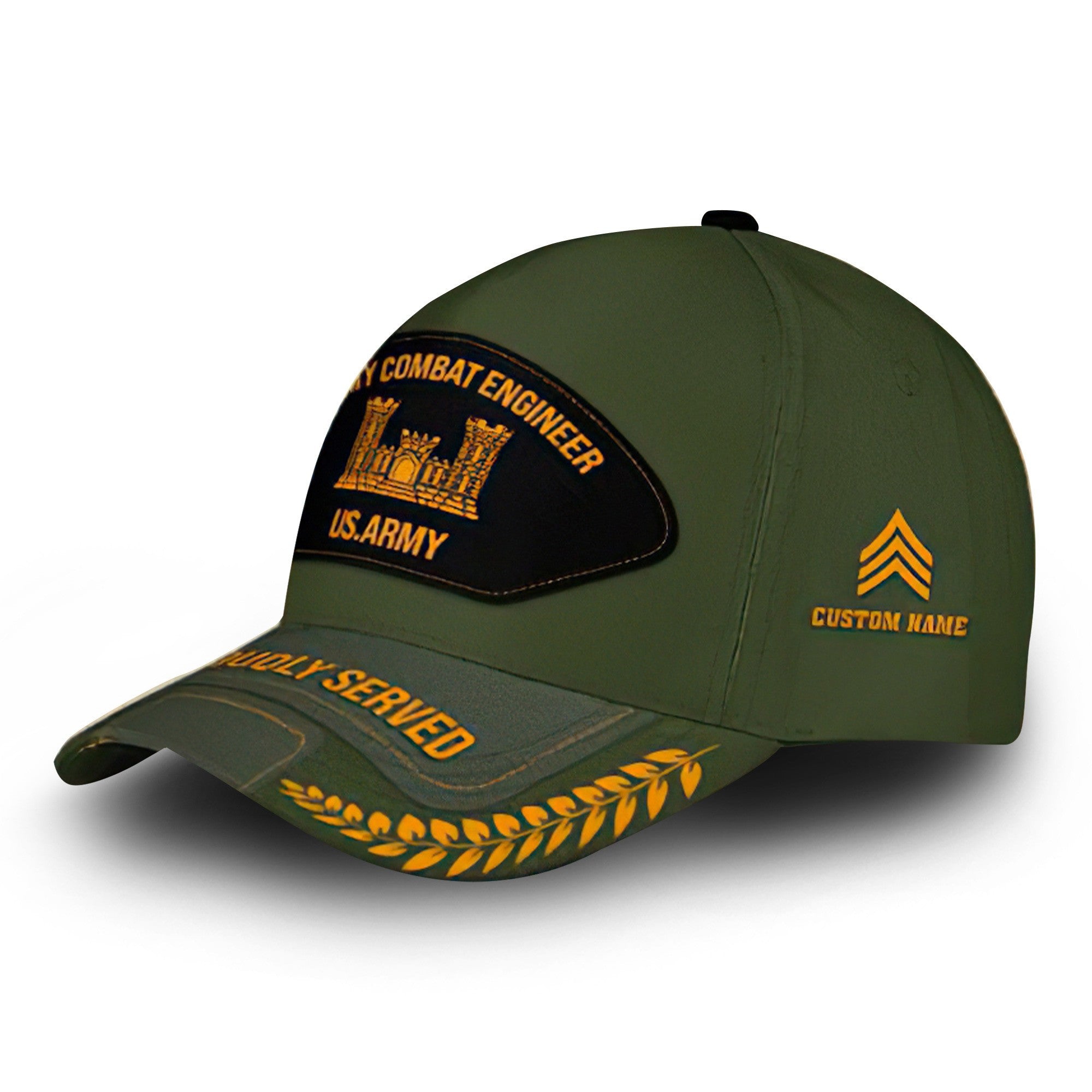 Premium Custom US Army Cap VPVC000155, Gifts For Army Veteran, Gifts For Dad, For Husband, Best Gifts On Father's Day, Armed Forces Day, Independence Day, Veterans Day.